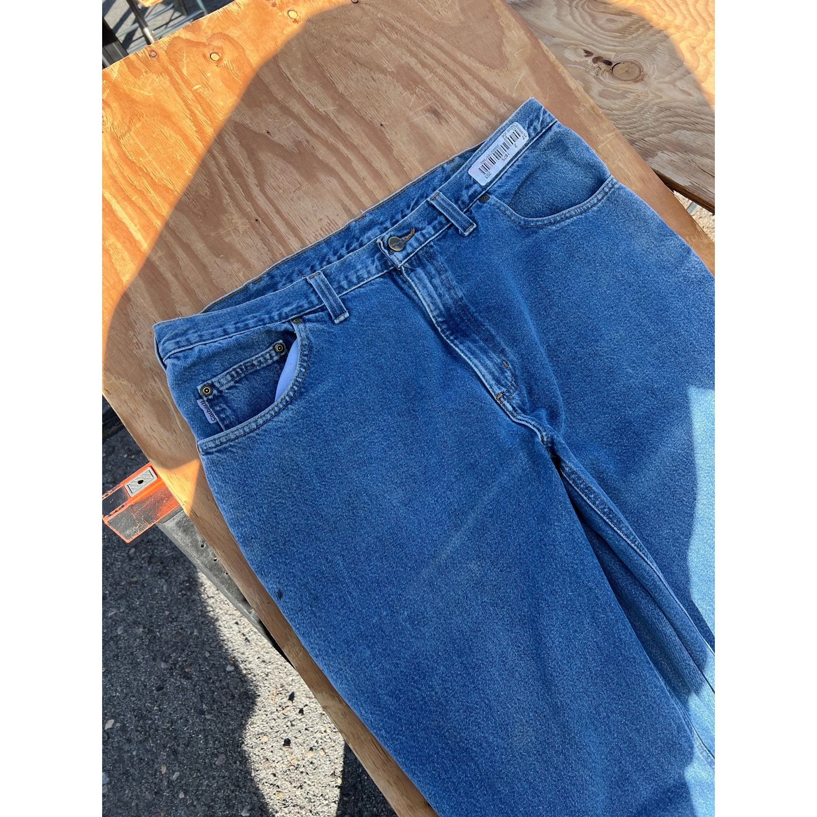 Carhartt Carhartt Jeans Mens 38x36 Blue Denim Utility Work Pants Size US 38 / EU 54 - 12 Thumbnail