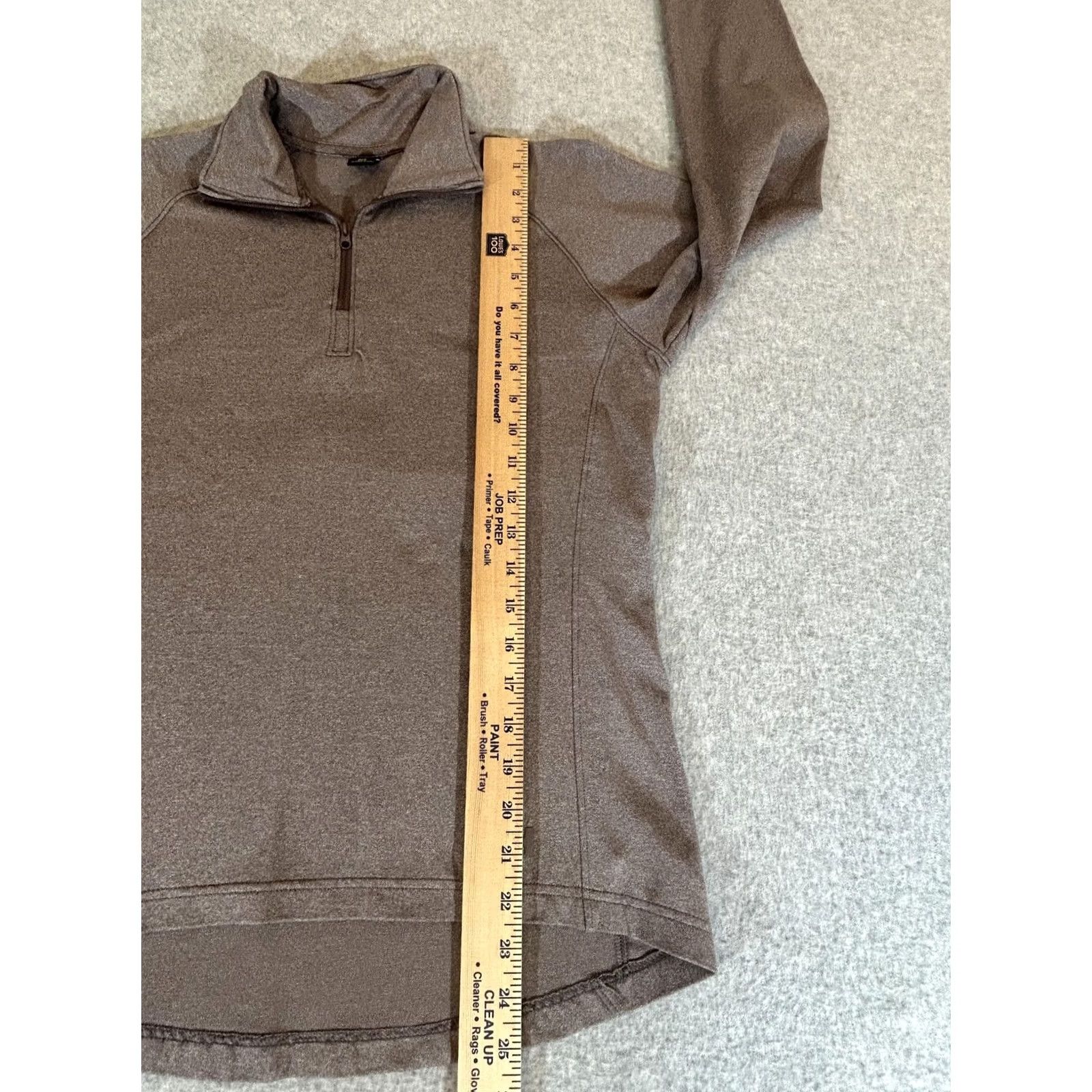 Helly Hansen Helly Hansen Shirt Womens M Verglas 1/4 Zip Pullover Base Layer Fleece Top Brown Size M / US 6-8 / IT 42-44 - 5 Thumbnail