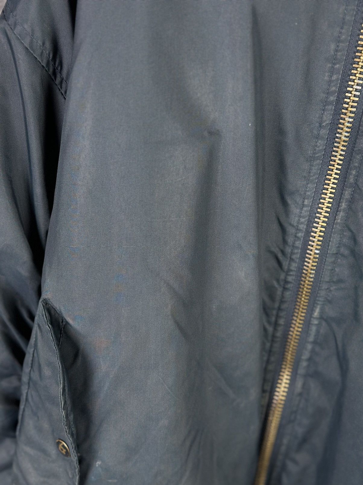 Vintage Vintage 80's Military MA-1 Flight Bomber Jacket Size US M / EU 48-50 / 2 - 9 Thumbnail