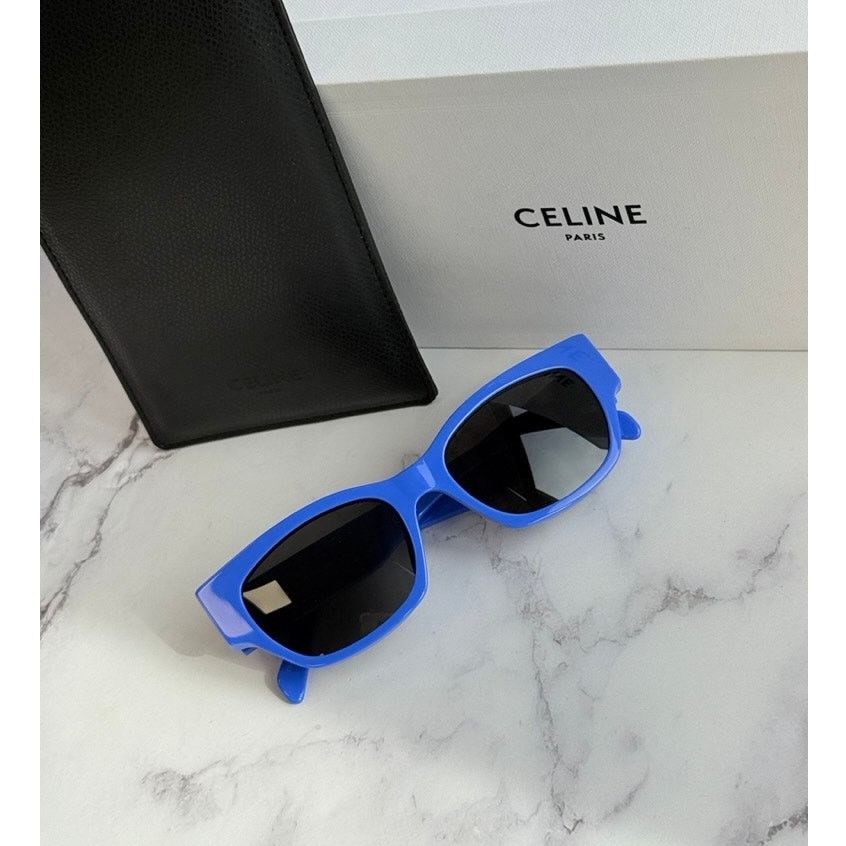 Celine NEW Celine CL40197U Cat Eye Blue Logo Sunglasses Size ONE SIZE - 2 Thumbnail