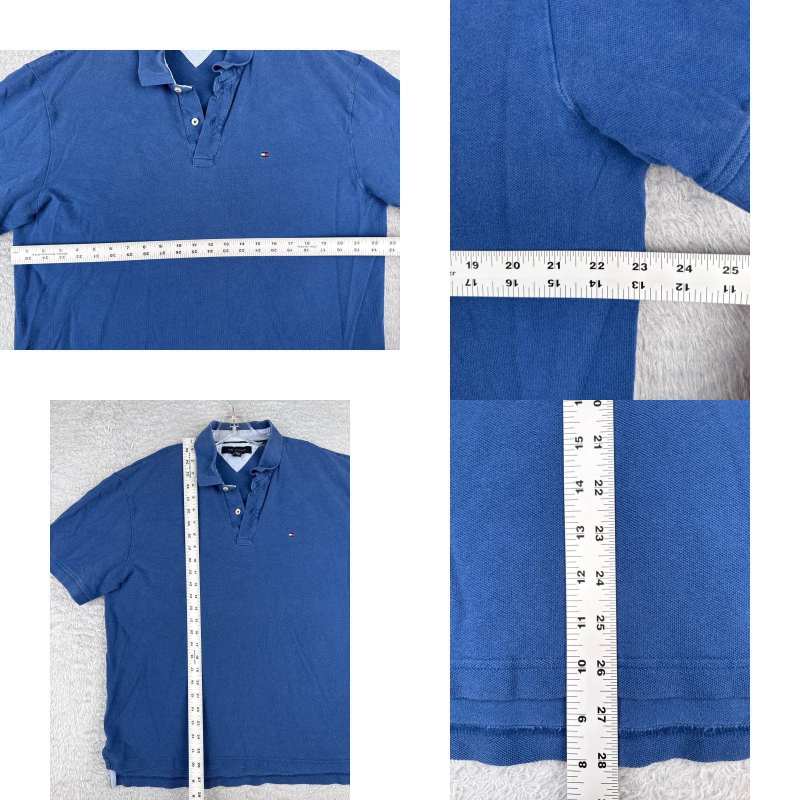 Tommy Hilfiger Tommy Hilfiger Polo Shirt Mens XL Blue 100% Cotton Short Sleeve Embroidered Logo Polo Shirt Modern American Sports Size US XL / EU 56 / 4 - 8 Thumbnail