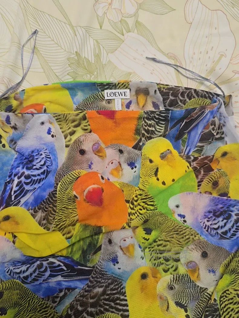 Loewe Loewe size M Mesh Parrot Half Skirt Size 24" / US 00 / IT 34 - 3 Thumbnail