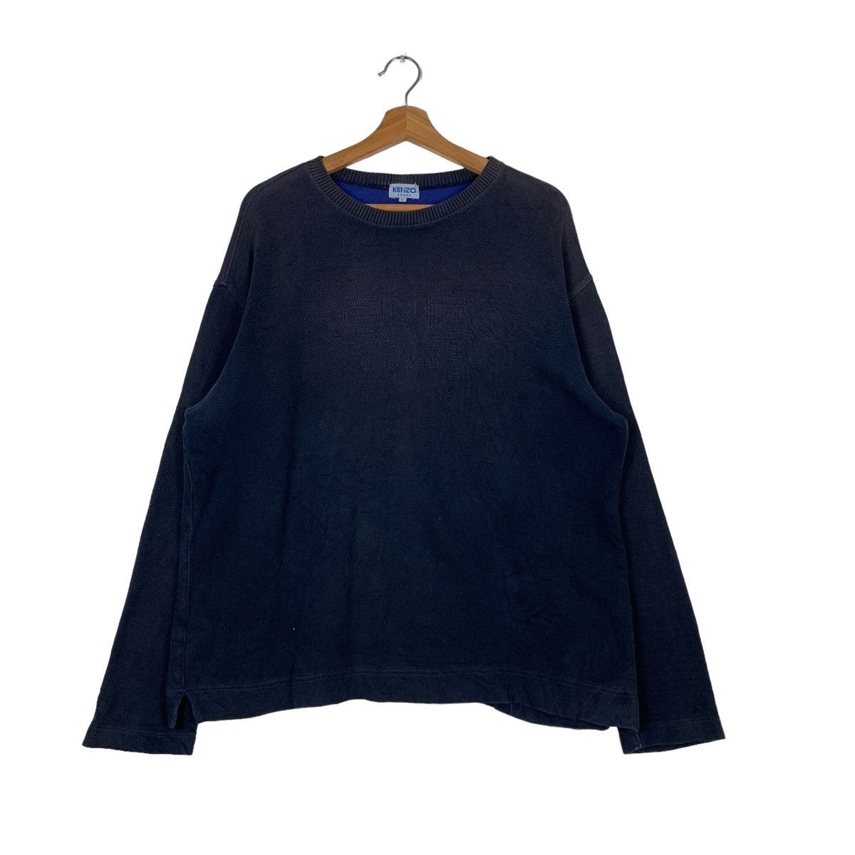 Kenzo KENZO HOMME Big Logo Pullover Sweater #0253-C12 Size US L / EU 52-54 / 3 - 1 Thumbnail