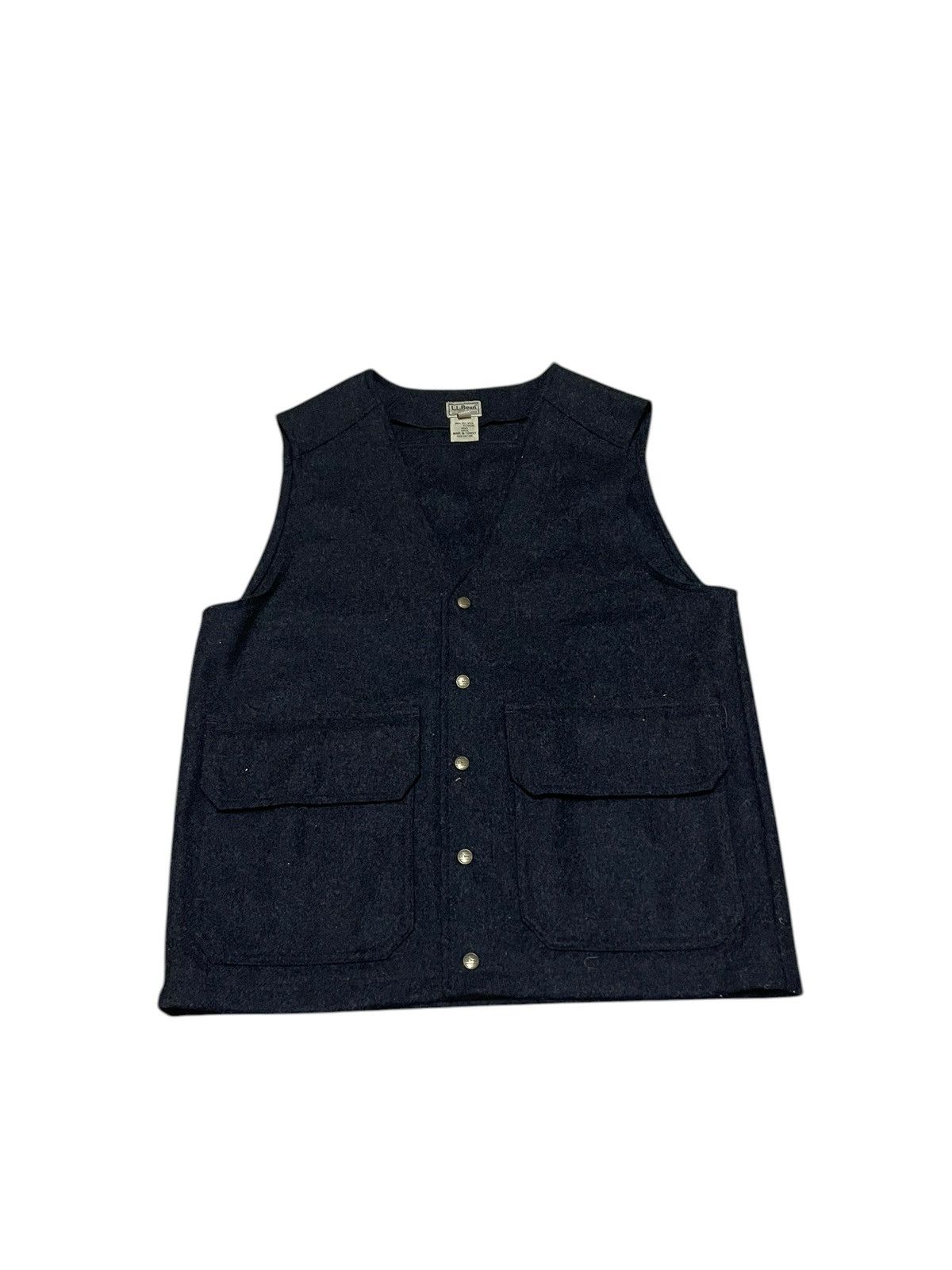 L.L. Bean Vintage L. L Bean Vest Workwear Wool Jacket Size US M / EU 48-50 / 2 - 2 Thumbnail