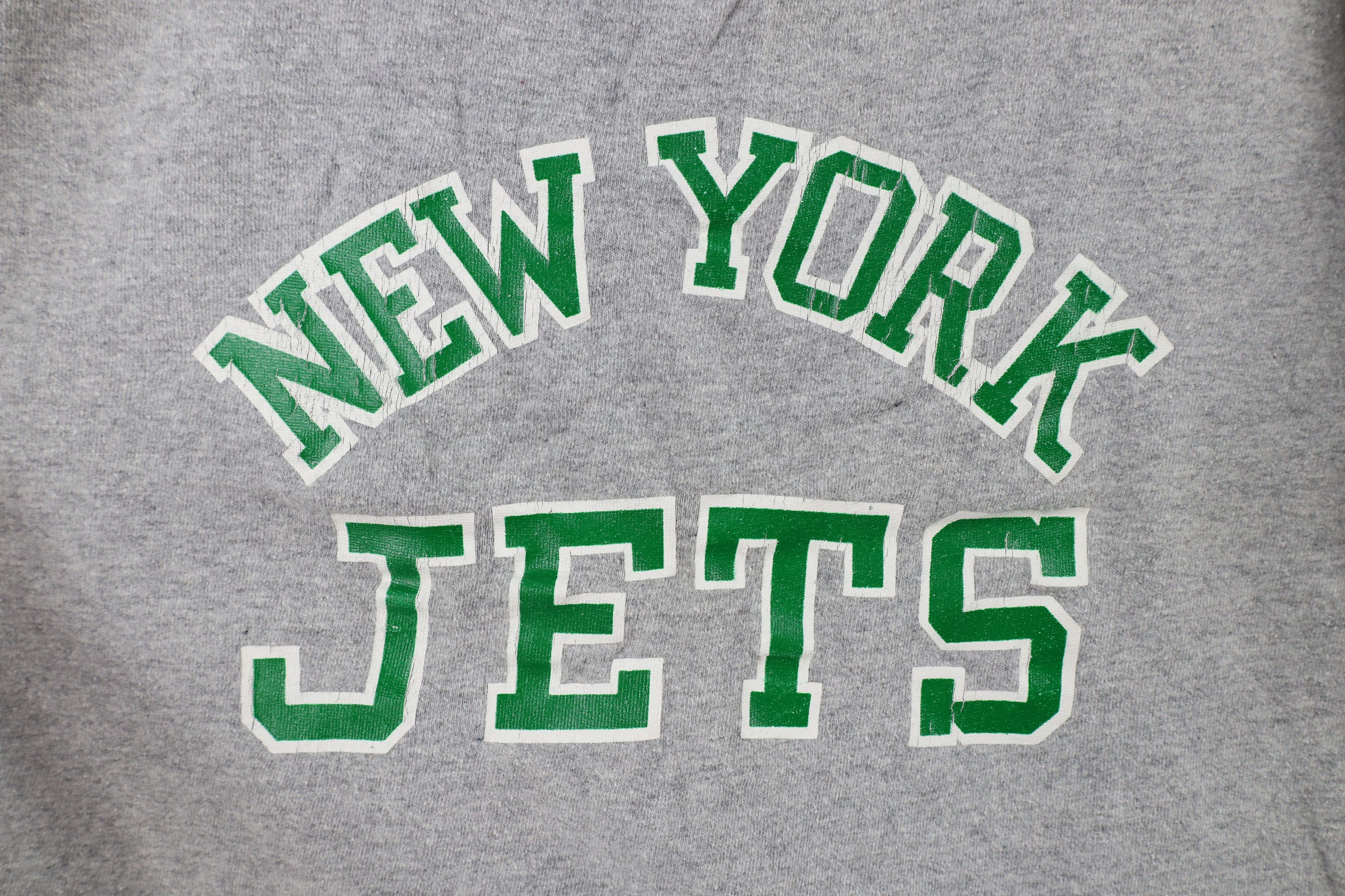 Starter × Vintage Vintage 90s Starter New York Jets Football T-Shirt Gray USA Size US L / EU 52-54 / 3 - 5 Thumbnail