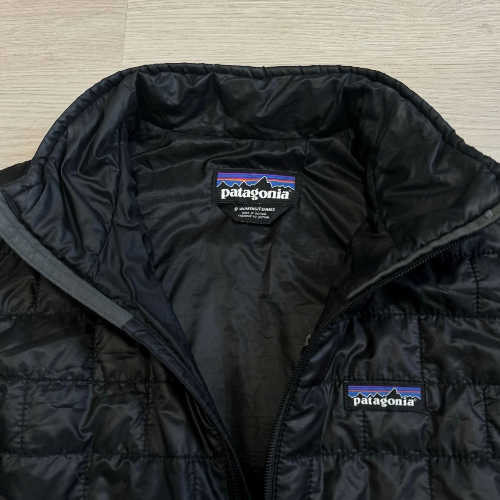 Patagonia Patagonia Nano Puff Black Full Zip Jacket Primaloft Size S Women's Quilted Zip Pockets Lightweight Size S / US 4 / IT 40 - 4 Thumbnail