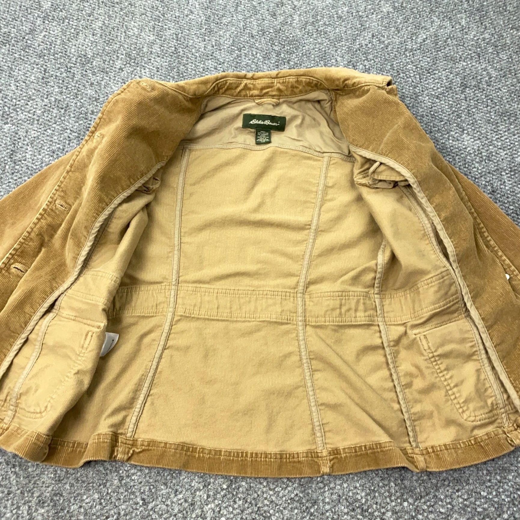 Eddie Bauer EDDIE BAUER Womens Corduroy Jacket XS Brown Casual Stretch Button Up Pockets Classic Size XS / US 0-2 / IT 36-38 - 6 Thumbnail