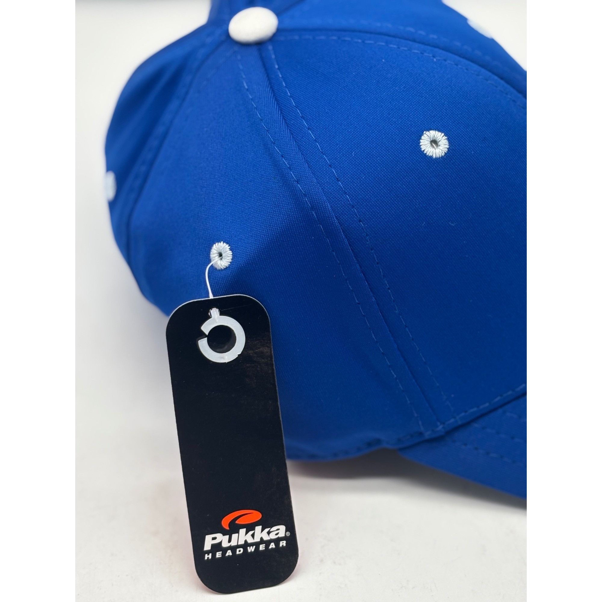 Other Pukka Tee-Embroidered, Stretch Fit Golf Cap/ Hat, Blue, Sz Size ONE SIZE - 3 Thumbnail