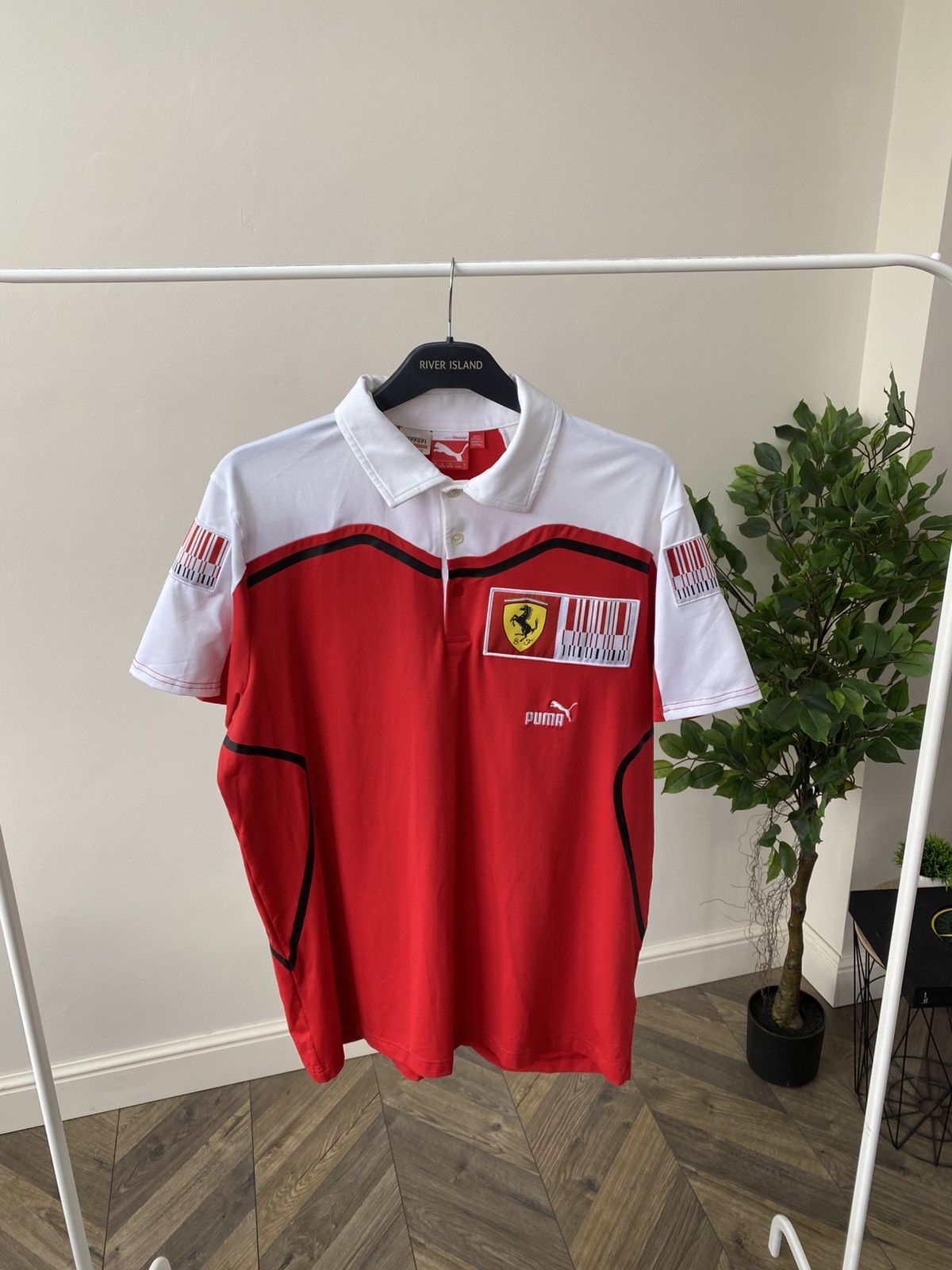 Ferrari × Puma × Vintage Vintage Ferrari Racing Red T-Shirt Size US L / EU 52-54 / 3 - 5 Thumbnail