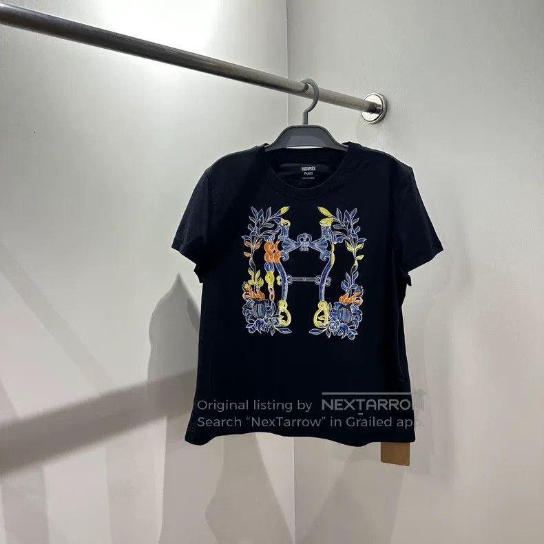 Hermes Hermes Knight Horse H Letter Short Sleeve Size M / US 6-8 / IT 42-44 - 1 Thumbnail