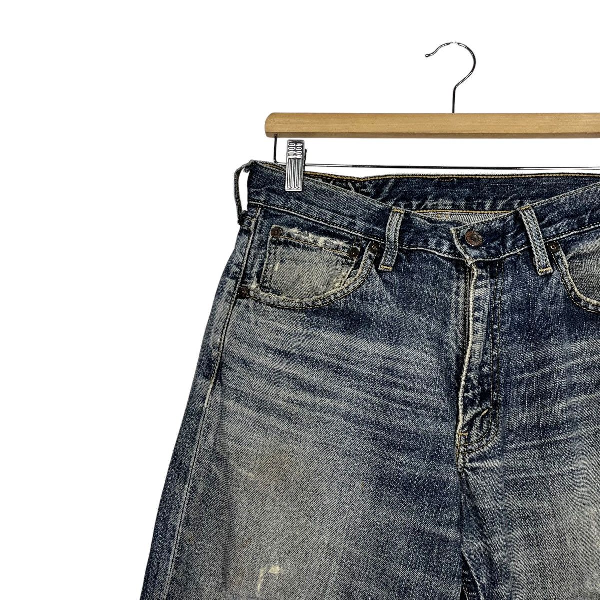 Levi's Vintage Y2k Levis Distressed denim Size US 30 / EU 46 - 6 Thumbnail