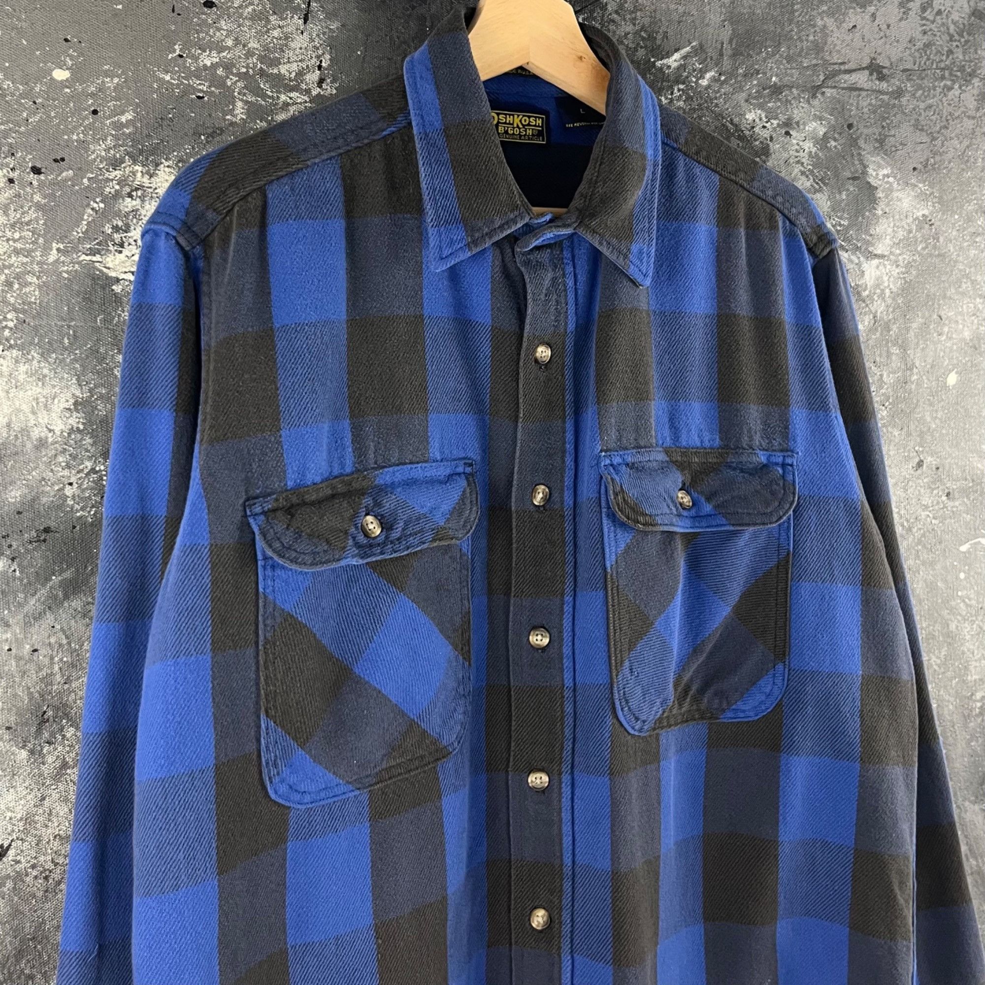 Oshkosh × Vintage Vintage 90’s Oshkosh flannel Size US L / EU 52-54 / 3 - 2 Thumbnail