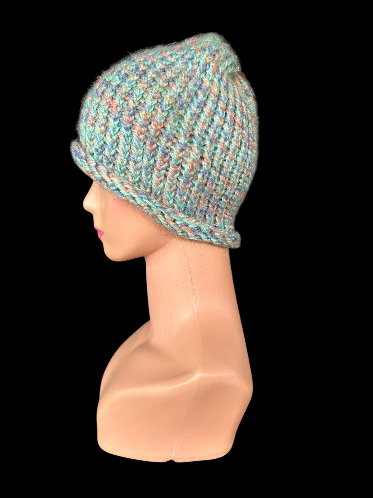 Japanese Brand × Kapital × Vintage Crochet Knitted Handmade Hairy Beanie Hats Size ONE SIZE - 5 Thumbnail