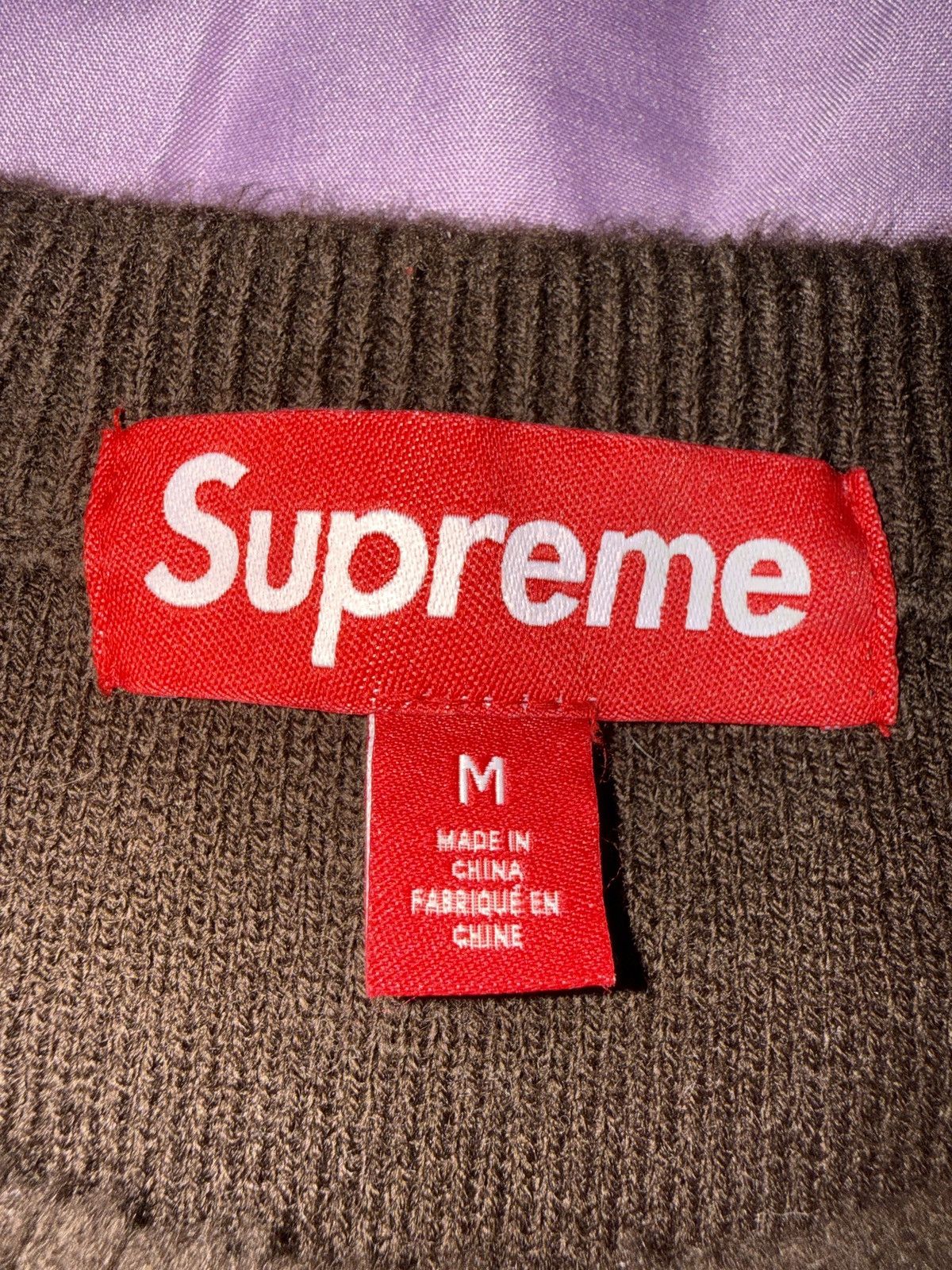 Supreme Supreme FW25 Brushed Stripe Sweater Size US M / EU 48-50 / 2 - 3 Thumbnail