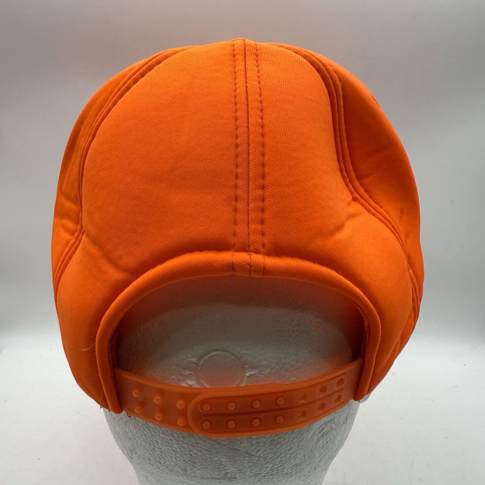 Hunter VINTAGE Mohr's Peppermill Resort Hotel Casino Trucker Hat Snapback Orange Unisex Adults Adjustable Nylon Foam Size ONE SIZE - 4 Thumbnail