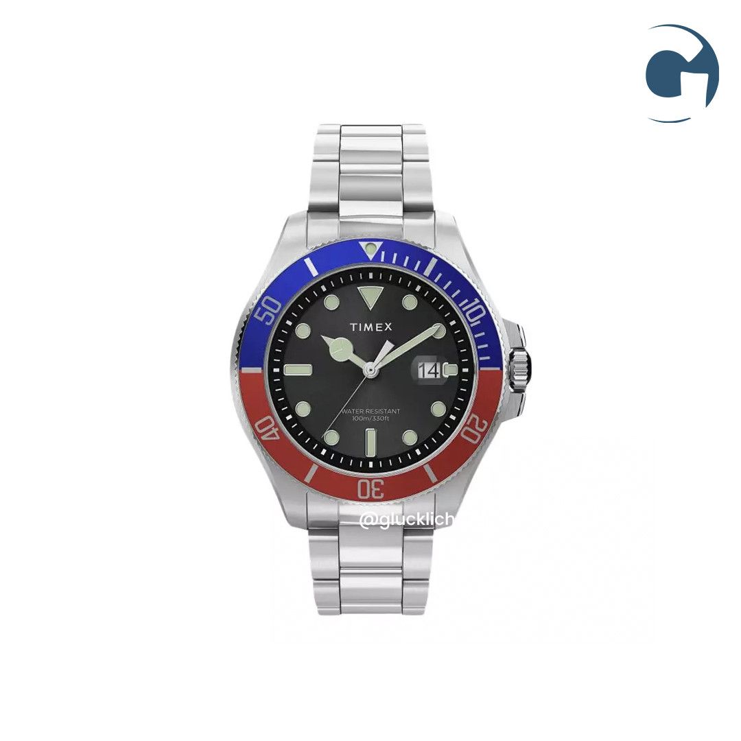 Timex Timex, Harborside Coast Quartz Black Dial Stainless Steel Size ONE SIZE - 1 Thumbnail