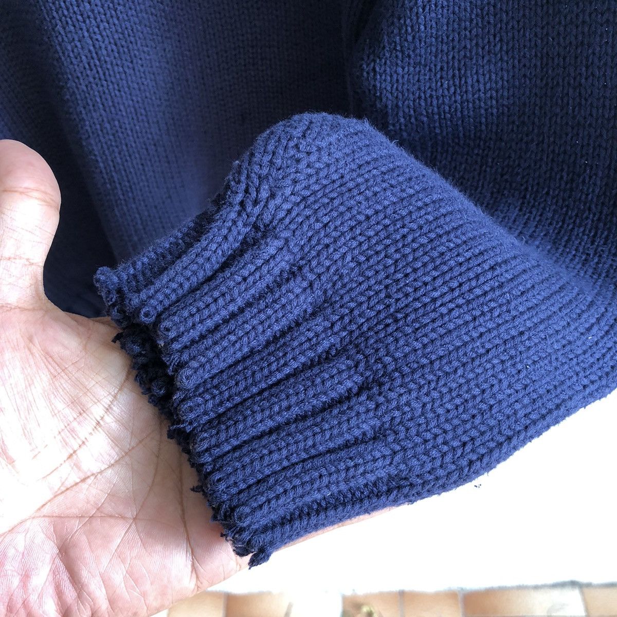 Polo Ralph Lauren × Vintage Distressed POLO RALPH LAUREN knitwear Size US M / EU 48-50 / 2 - 9 Thumbnail