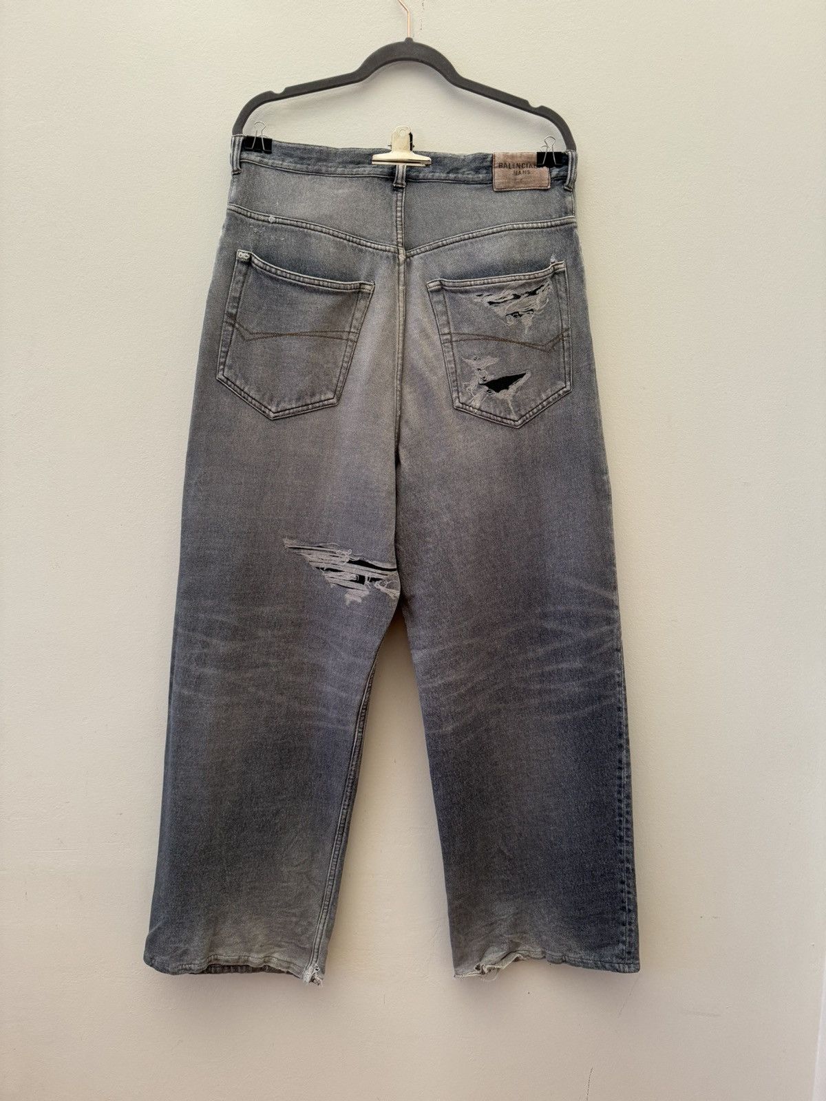Balenciaga BALENCIAGA denim print on joggers PRE FALL 2021 Size US 40 / EU 56 - 6 Thumbnail