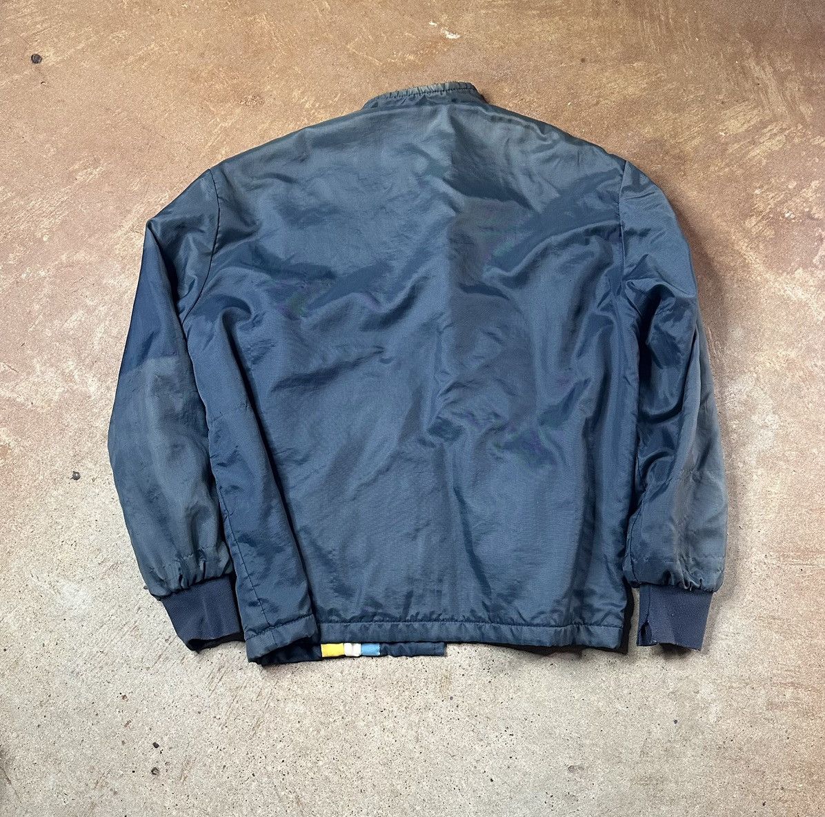 Vintage Vintage 70s Grenade Pull Ring Zip Fleece Lined Bomber Jacket Size US XL / EU 56 / 4 - 3 Thumbnail