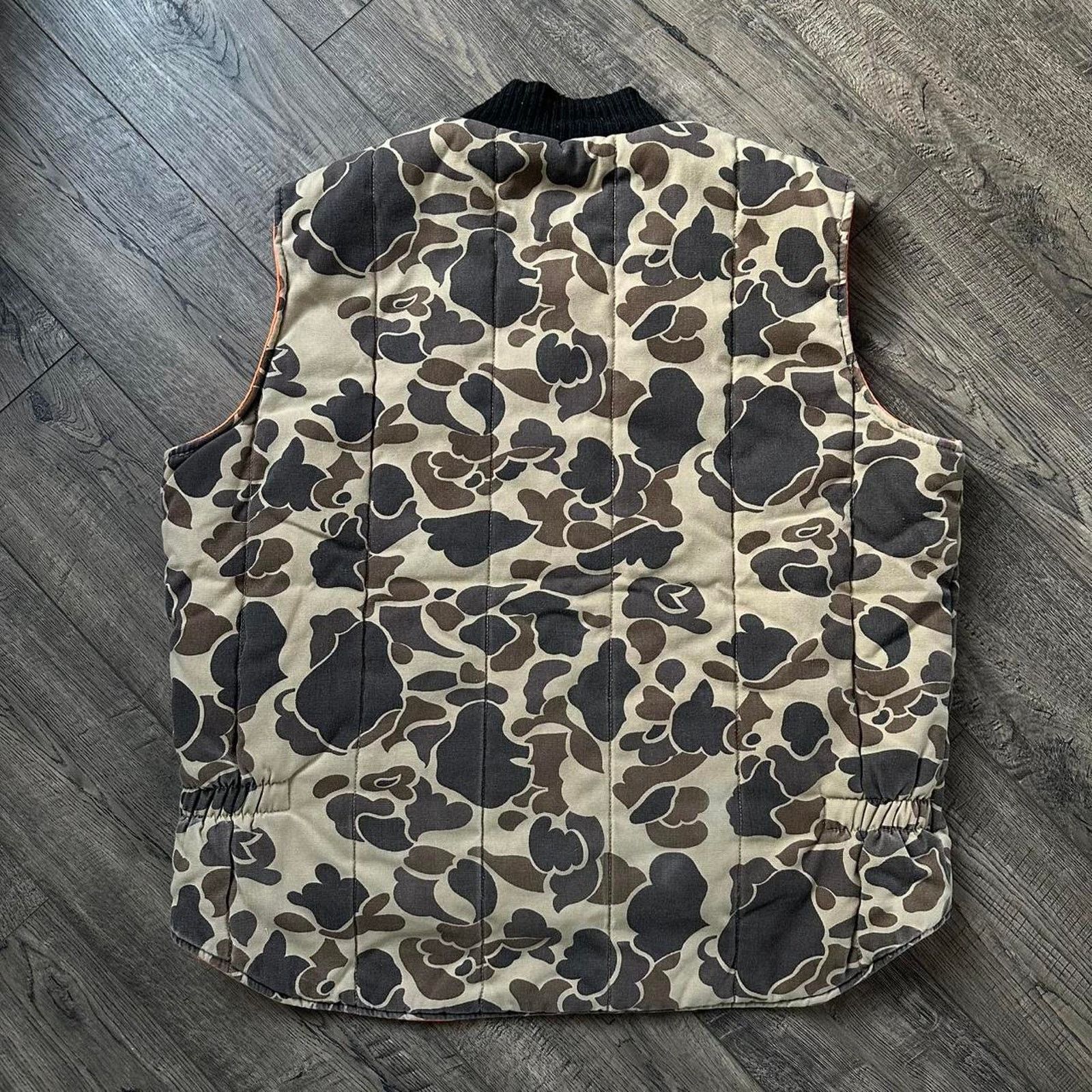 Vintage Vintage 70s 80s Camo Reversible Walls Blizzard Hunting Vest Size US XL / EU 56 / 4 - 4 Thumbnail
