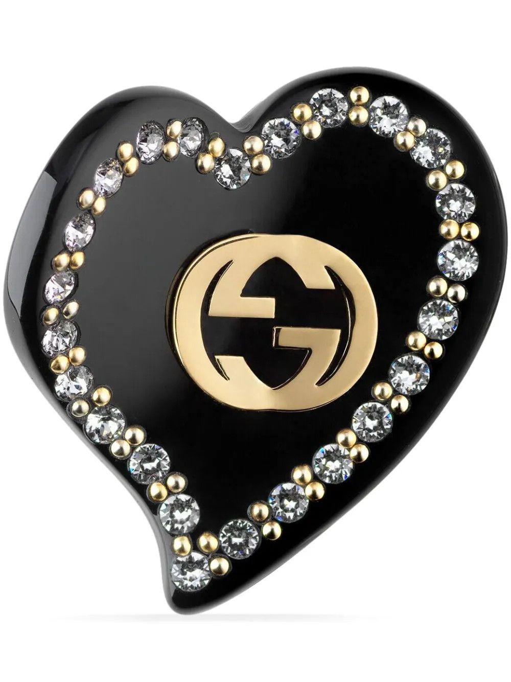 Gucci Gucci Interlocking G heart hair clip Size ONE SIZE - 1 Thumbnail