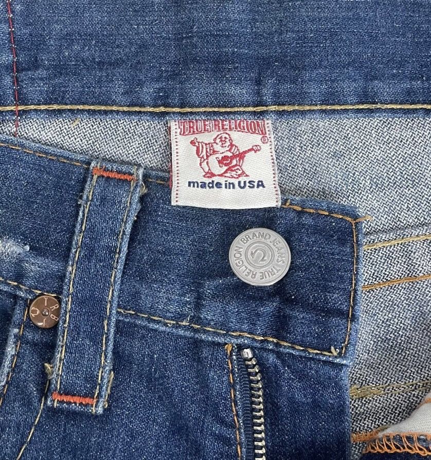 True Religion Flared Distressed Y2k True Religion Joey Jeans Size US 32 / EU 48 - 9 Thumbnail