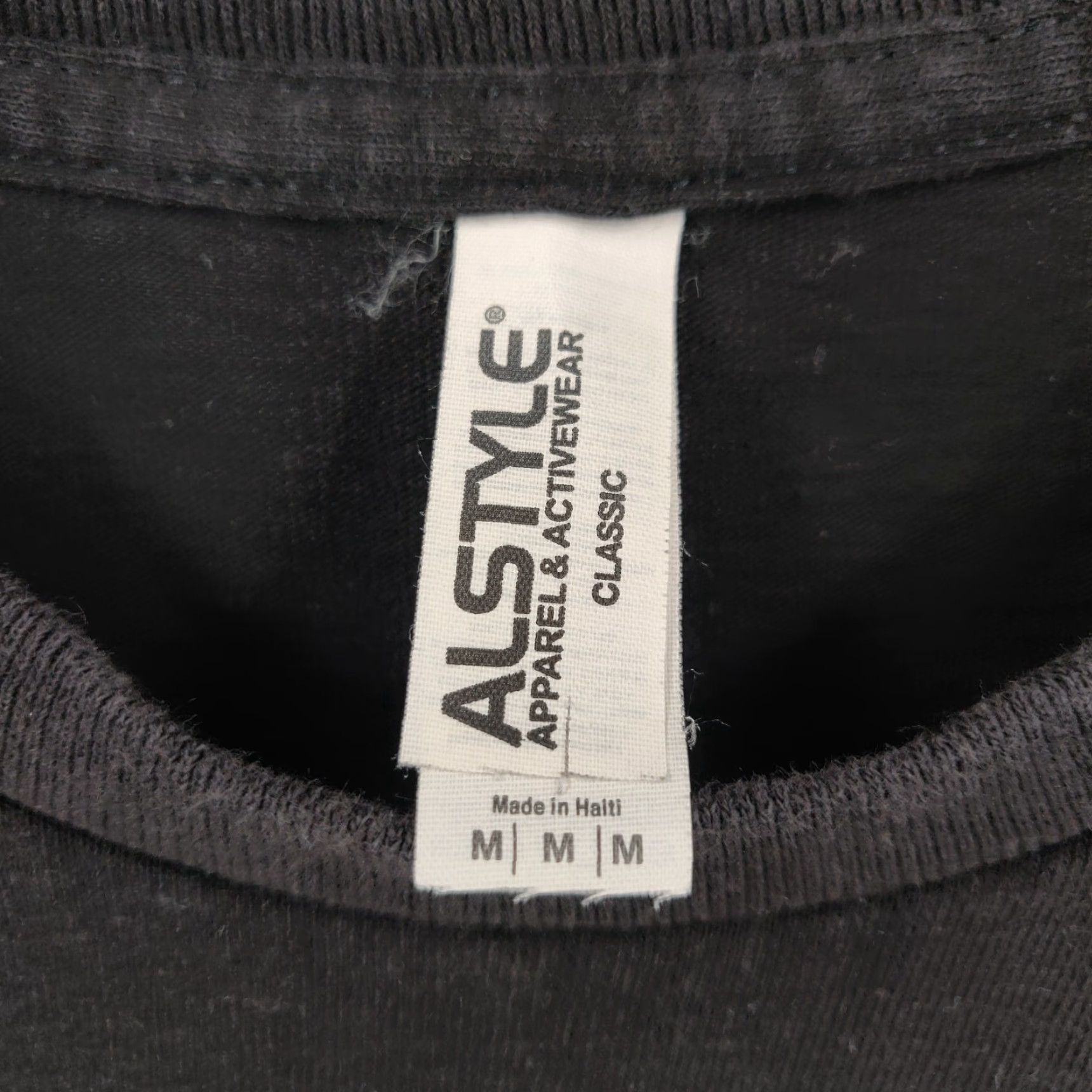Nike Nike T Shirt Mens Medium Black Short Sleeve Heavyweight Knit 3D Graphic Logo Alstyle Apparel & Activewear Size US M / EU 48-50 / 2 - 7 Thumbnail