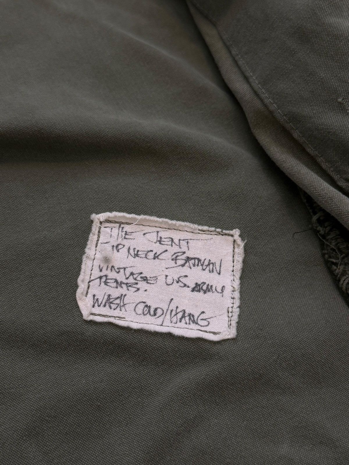 Greg Lauren RARE 2013 1/1 The Tent Zip Batman (US Army Tents) Size US M / EU 48-50 / 2 - 19 Thumbnail