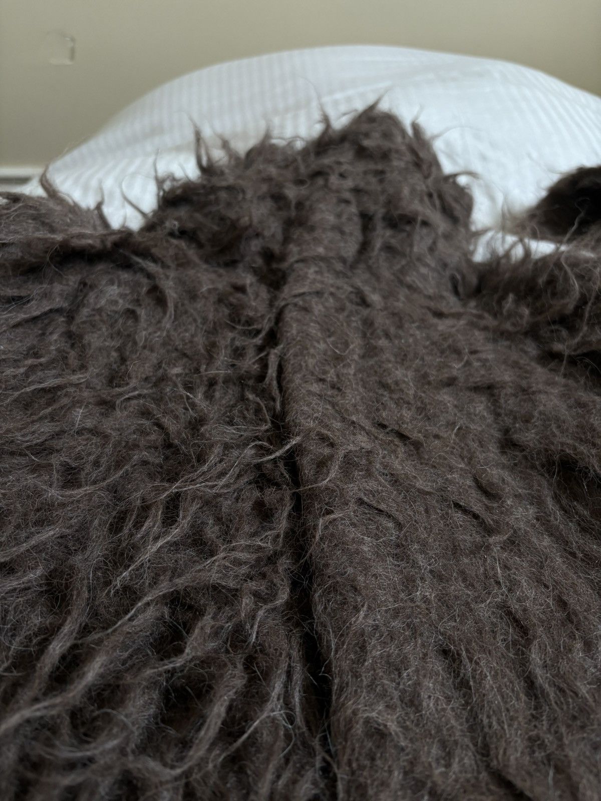 Rick Owens Peter OVERSIZED alpaca & Silk Felt Hooded jacket Size XS / US 0-2 / IT 36-38 - 10 Thumbnail
