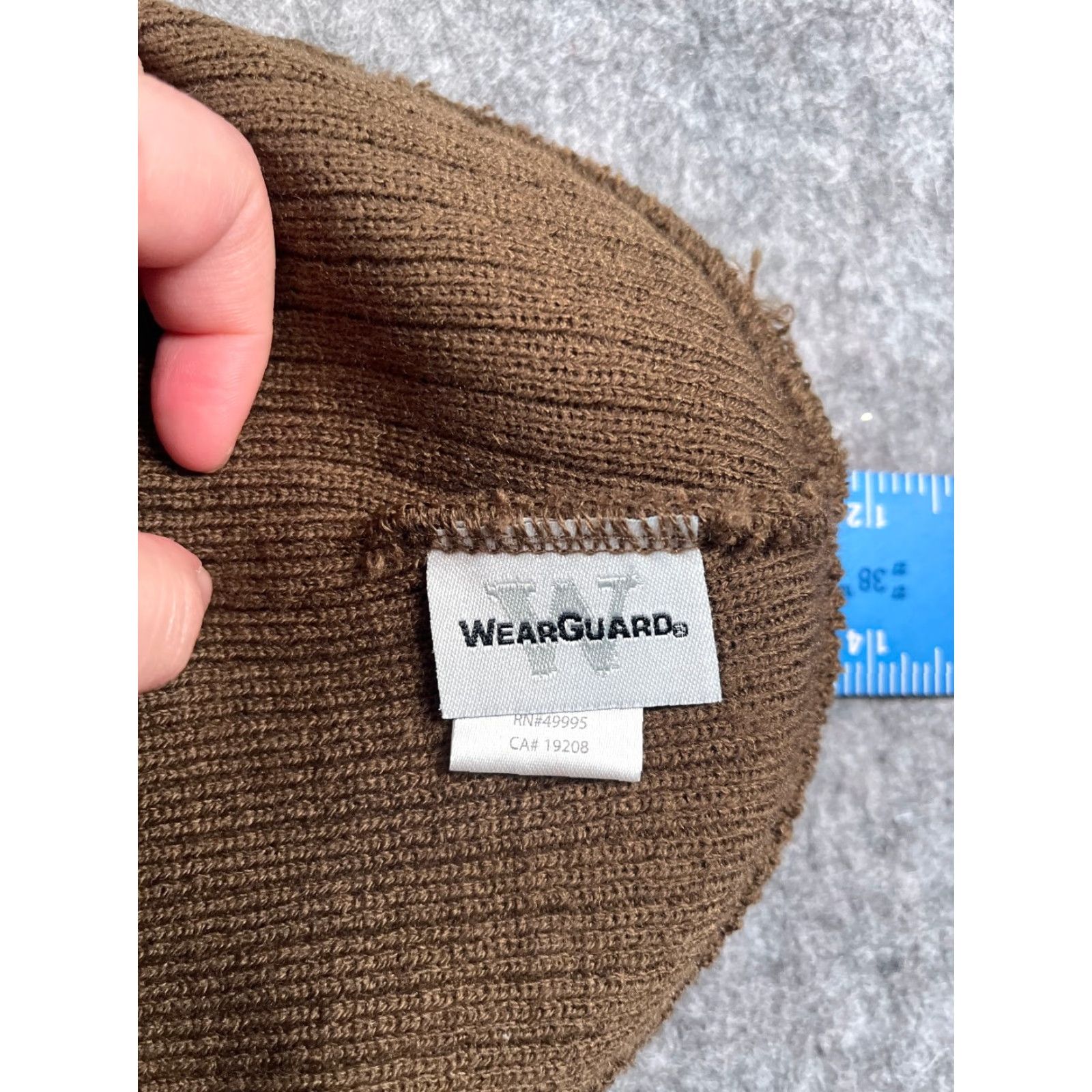 Vintage Vestis Uniforms Beanie Toque Adult One Size Brown Knit 100% Acrylic Workwear Size ONE SIZE - 6 Thumbnail