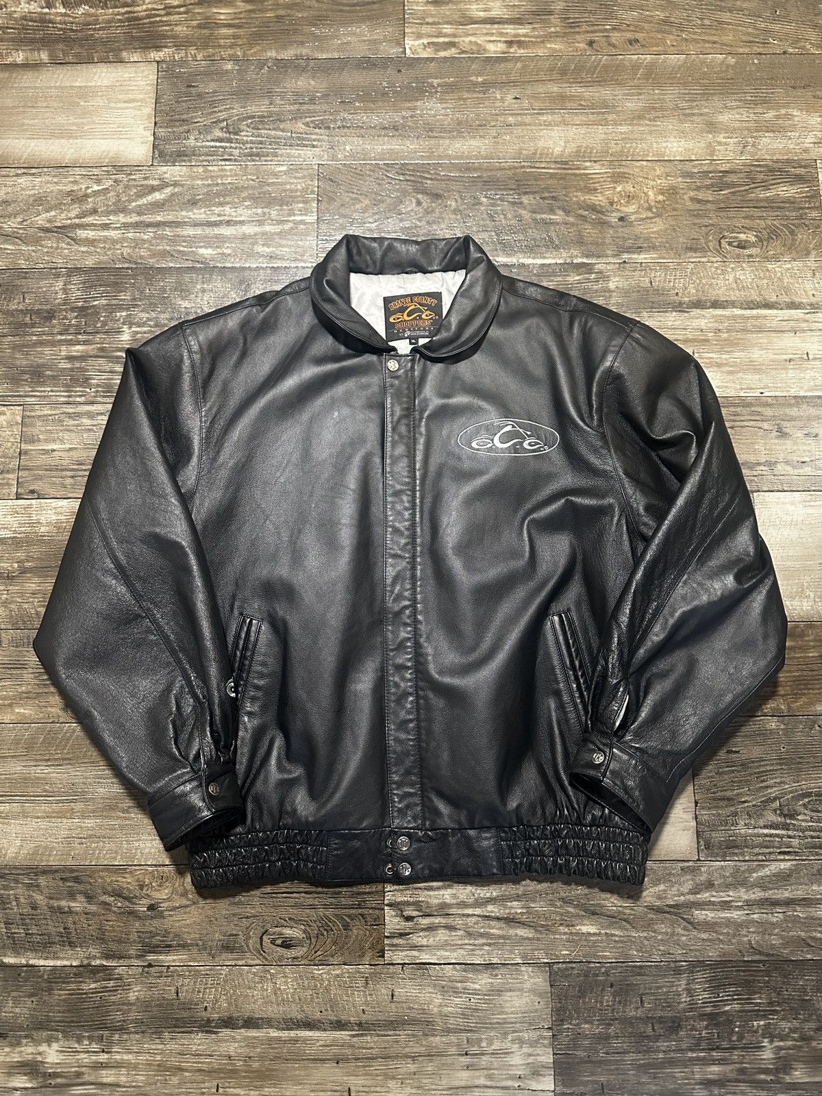 West Coast Choppers Vintage Orange County Choppers Leather Jacket Size US XL / EU 56 / 4 - 3 Thumbnail