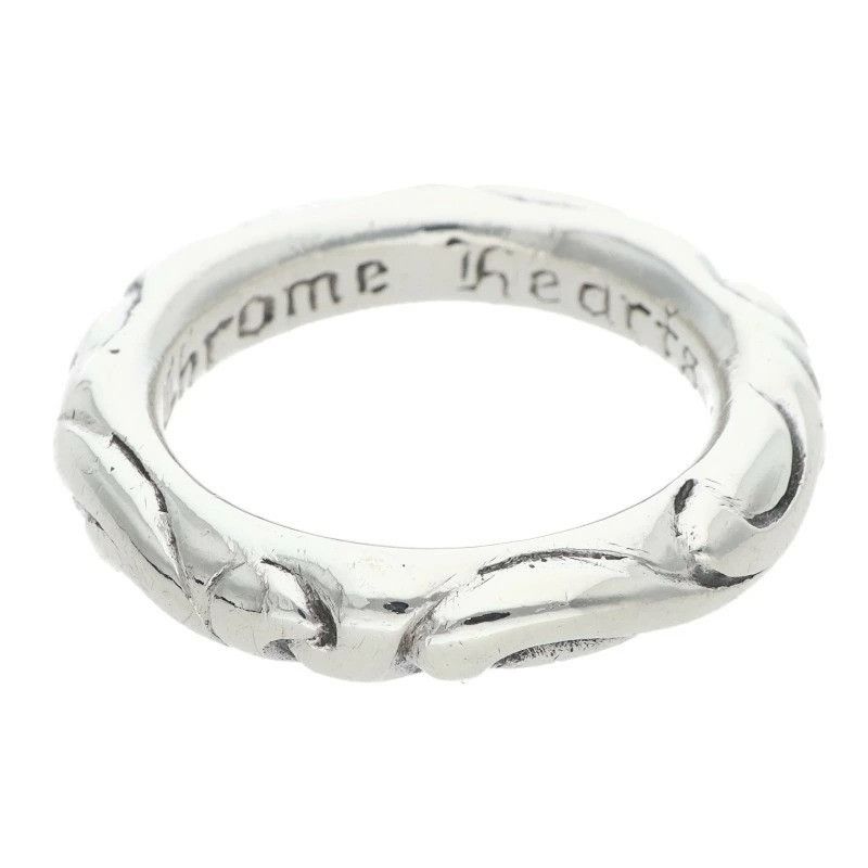 Chrome Hearts 9🔥 CHROME HEARTS SCROLL BAND RING SILVER Size ONE SIZE - 5 Thumbnail