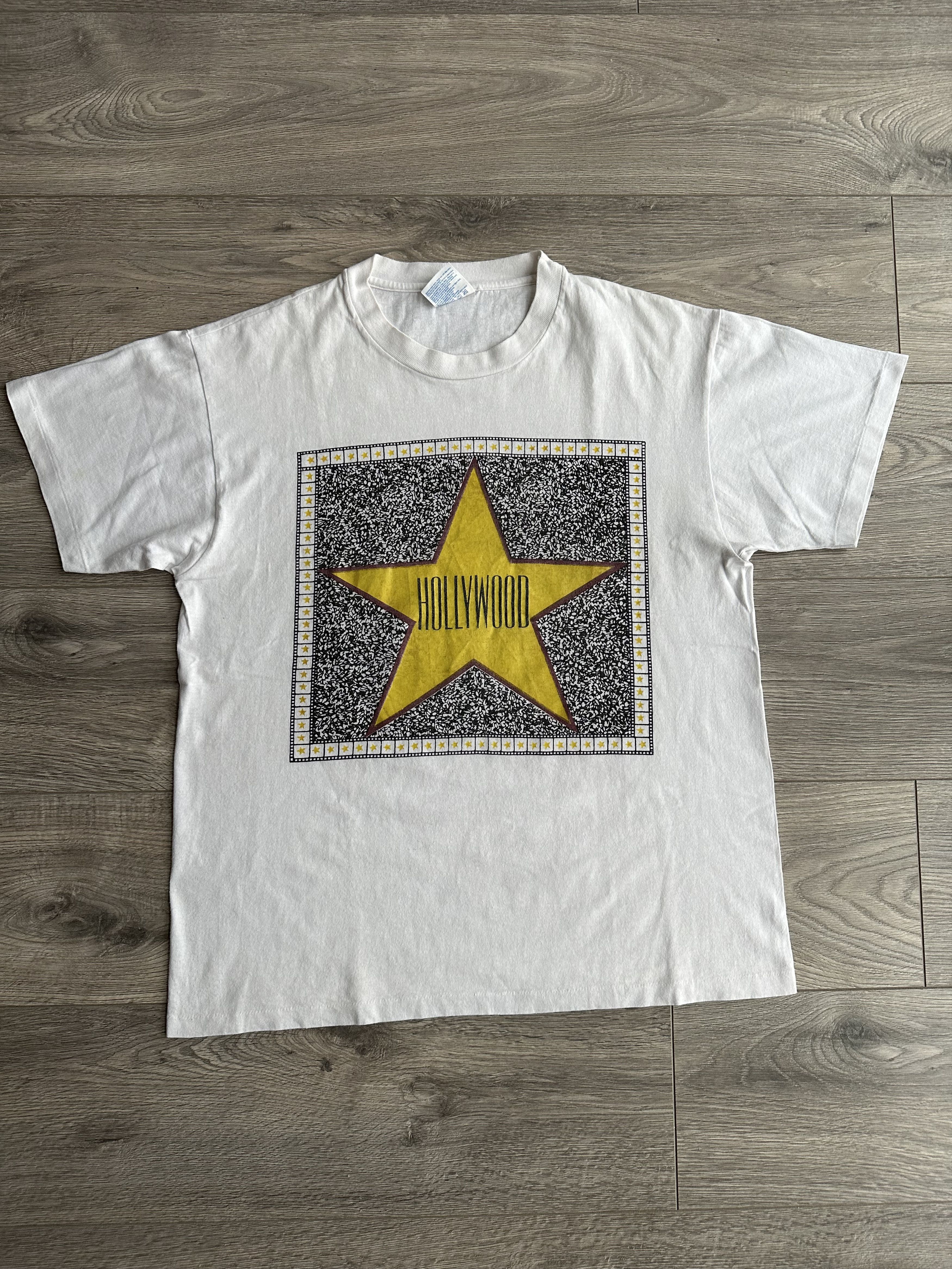 Vintage Vintage Hollywood t shirt Size US L / EU 52-54 / 3 - 1 Thumbnail