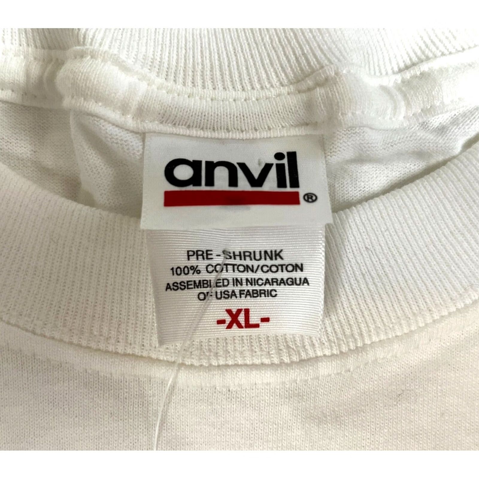 Anvil VINTAGE Chicago White Sox T-Shirt Anvil XL Pennant Fever 2005 World Series Mens Sports White Cotton Short Sleeve Crew Neck NWT Size US XL / EU 56 / 4 - 7 Thumbnail