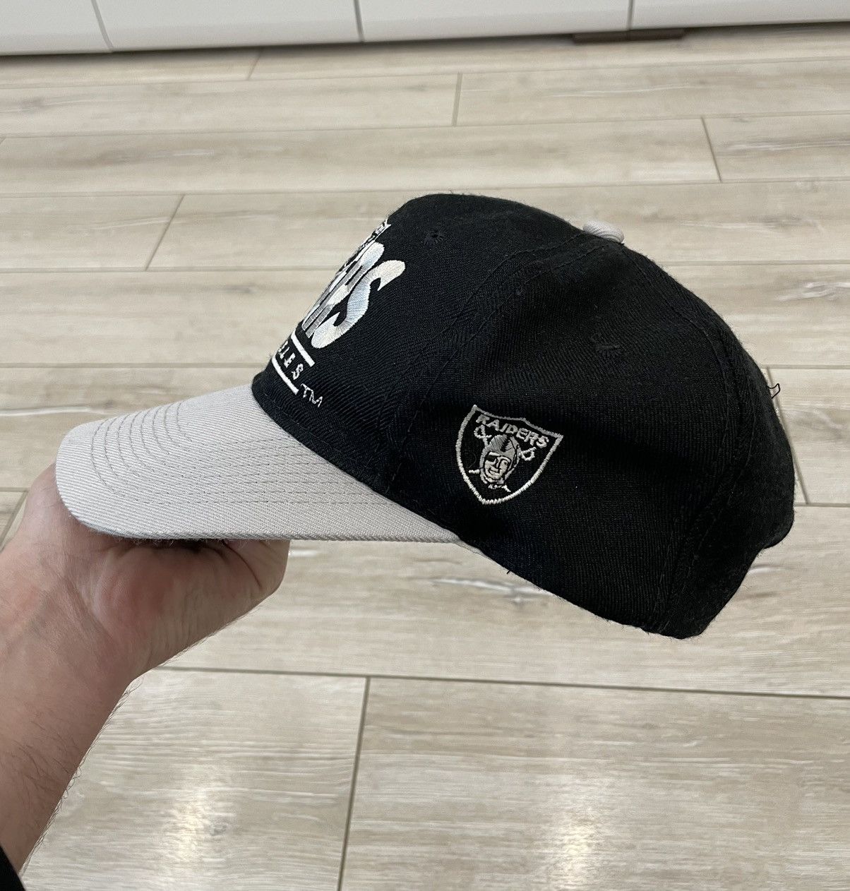 NFL × Vintage Los Angeles Raiders Snapback Hat Cap NFL Vintage Korea Size ONE SIZE - 2 Thumbnail