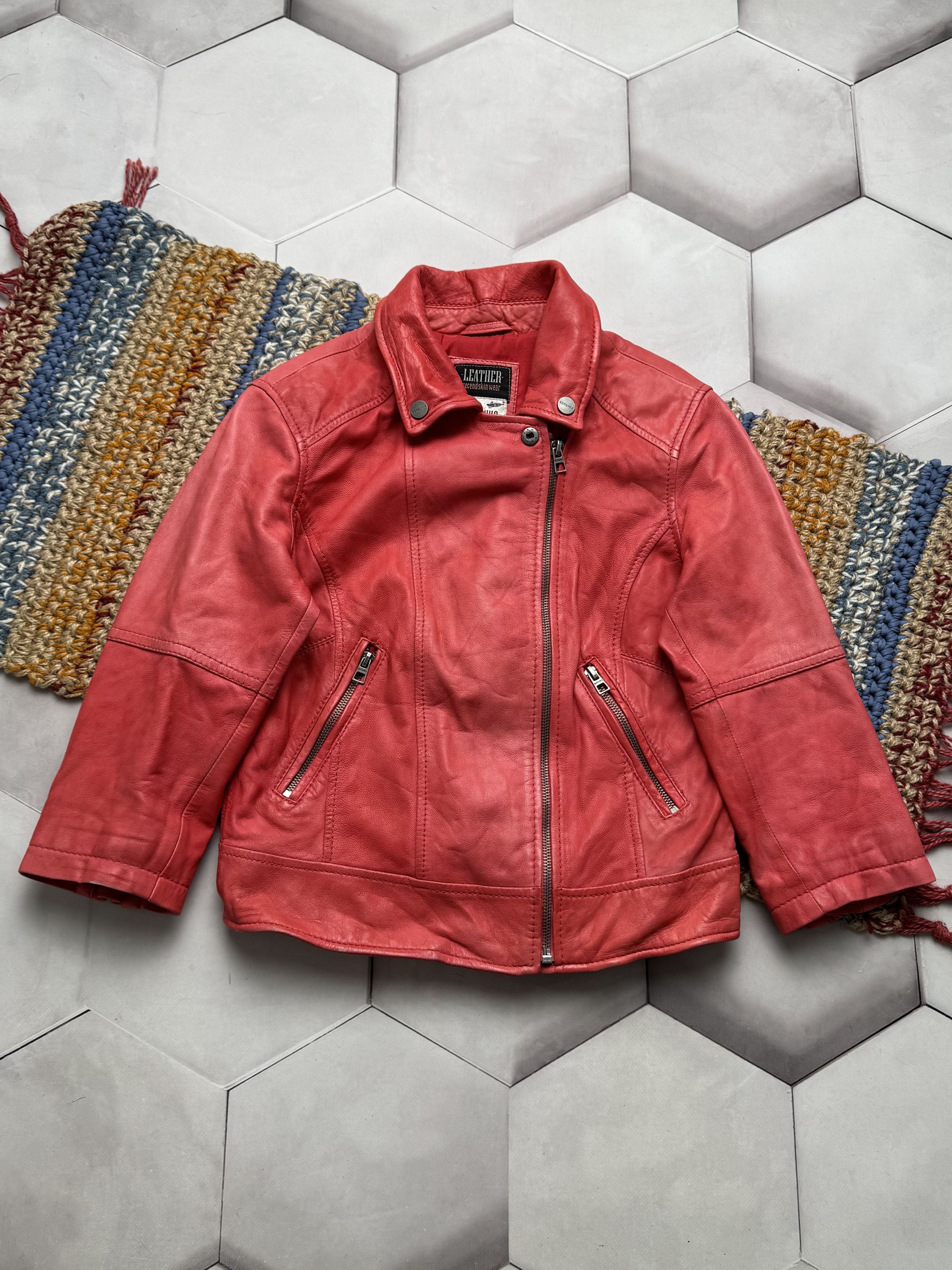 Vintage Vintage Leather Cropped Jacket (E4) Size XS / US 0-2 / IT 36-38 - 1 Thumbnail
