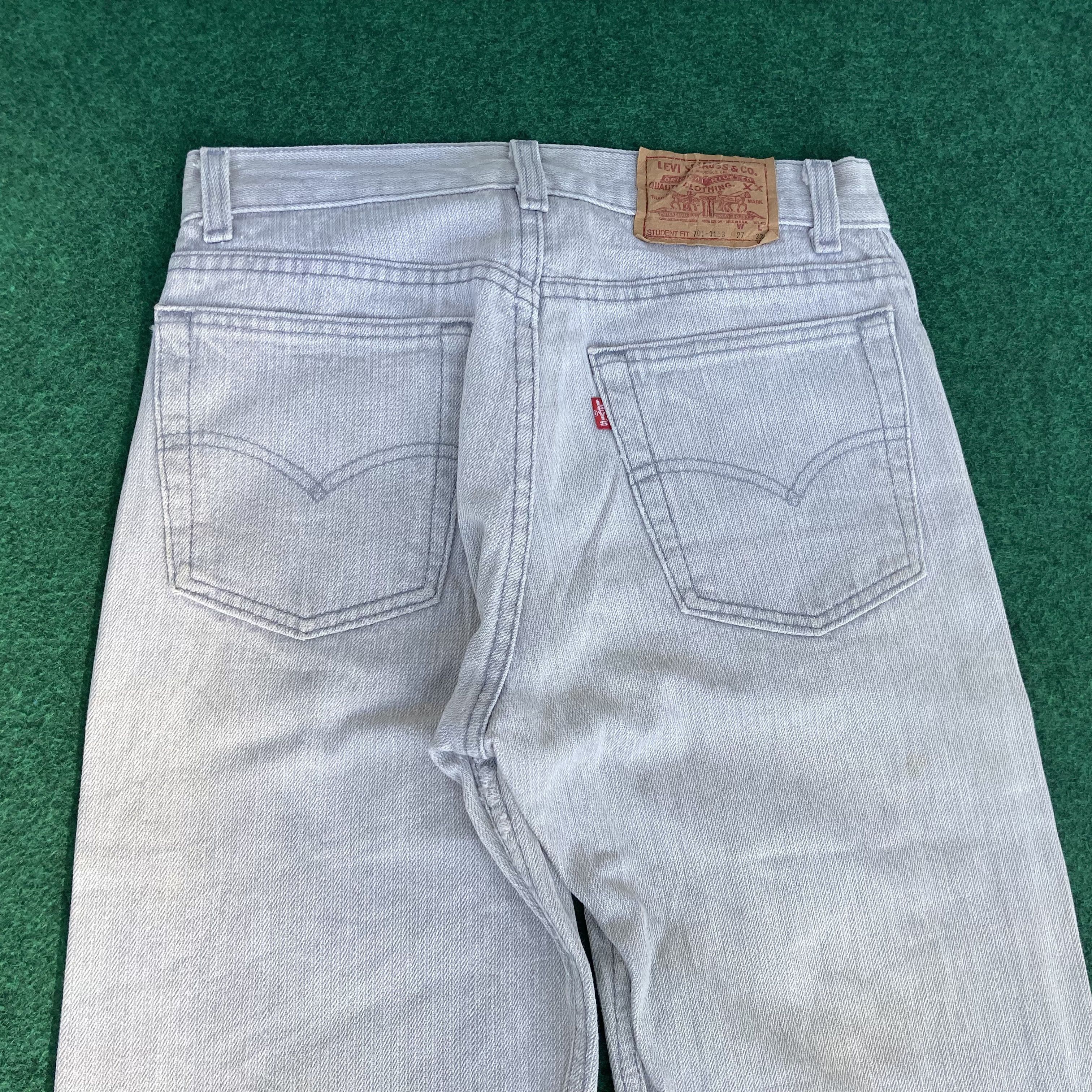 Levi's × Vintage Vtg Levis 701 Button Fly Sz 26 Denim Jeans Size US 26 / EU 42 - 9 Thumbnail
