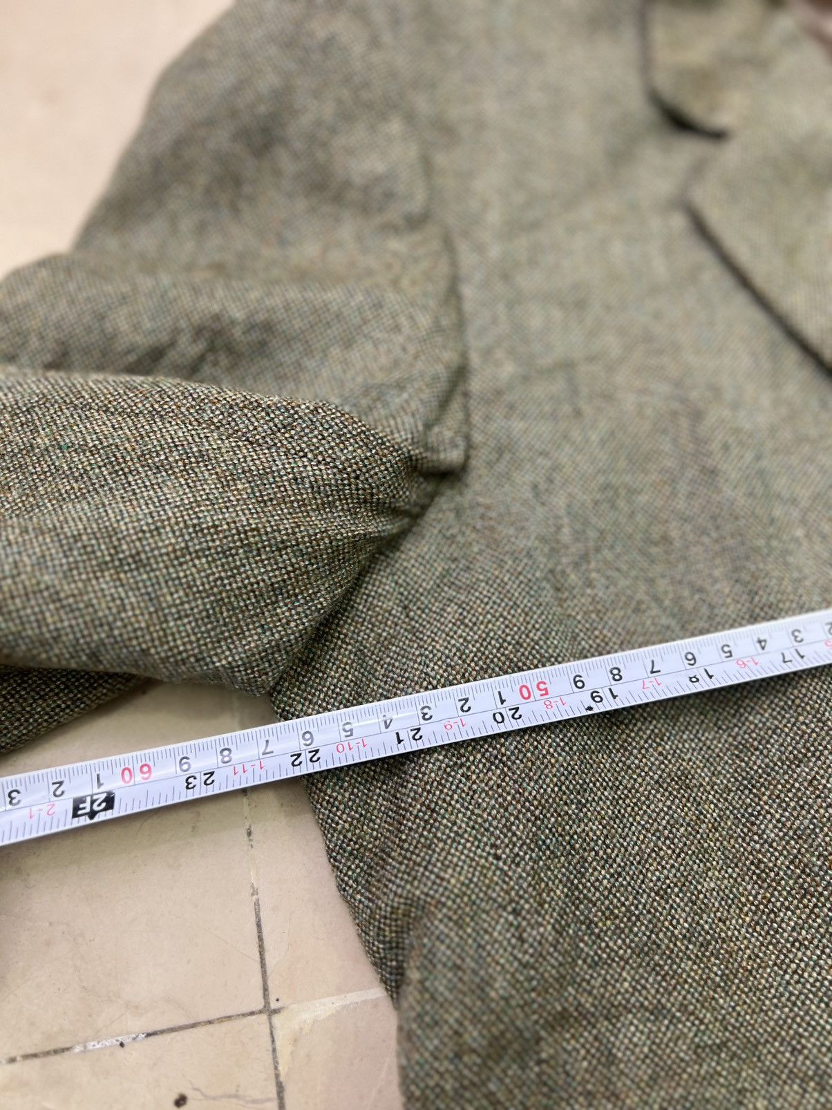 Yves Saint Laurent Vintage Yves Saint Laurent Pour Homme Green Wool Blazer Size 52R - 11 Thumbnail