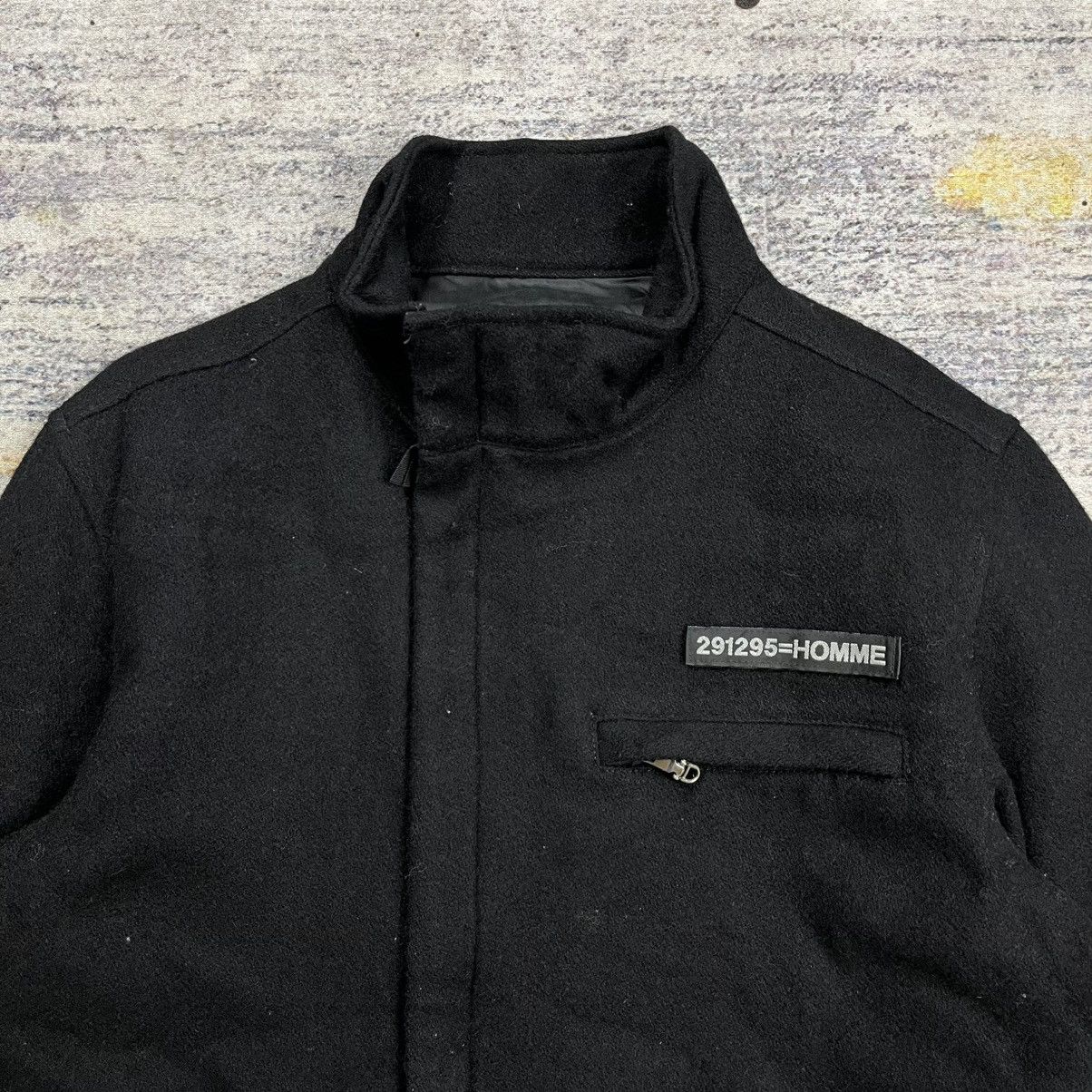 20471120 291295=Homme asymmetrical wool work jacket Size US M / EU 48-50 / 2 - 3 Thumbnail