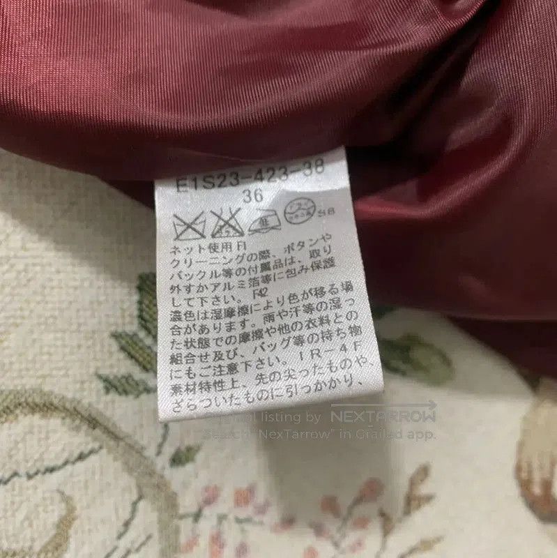 Burberry Burberry Purple Wool Women's Skirt. Size 23" - 7 Thumbnail