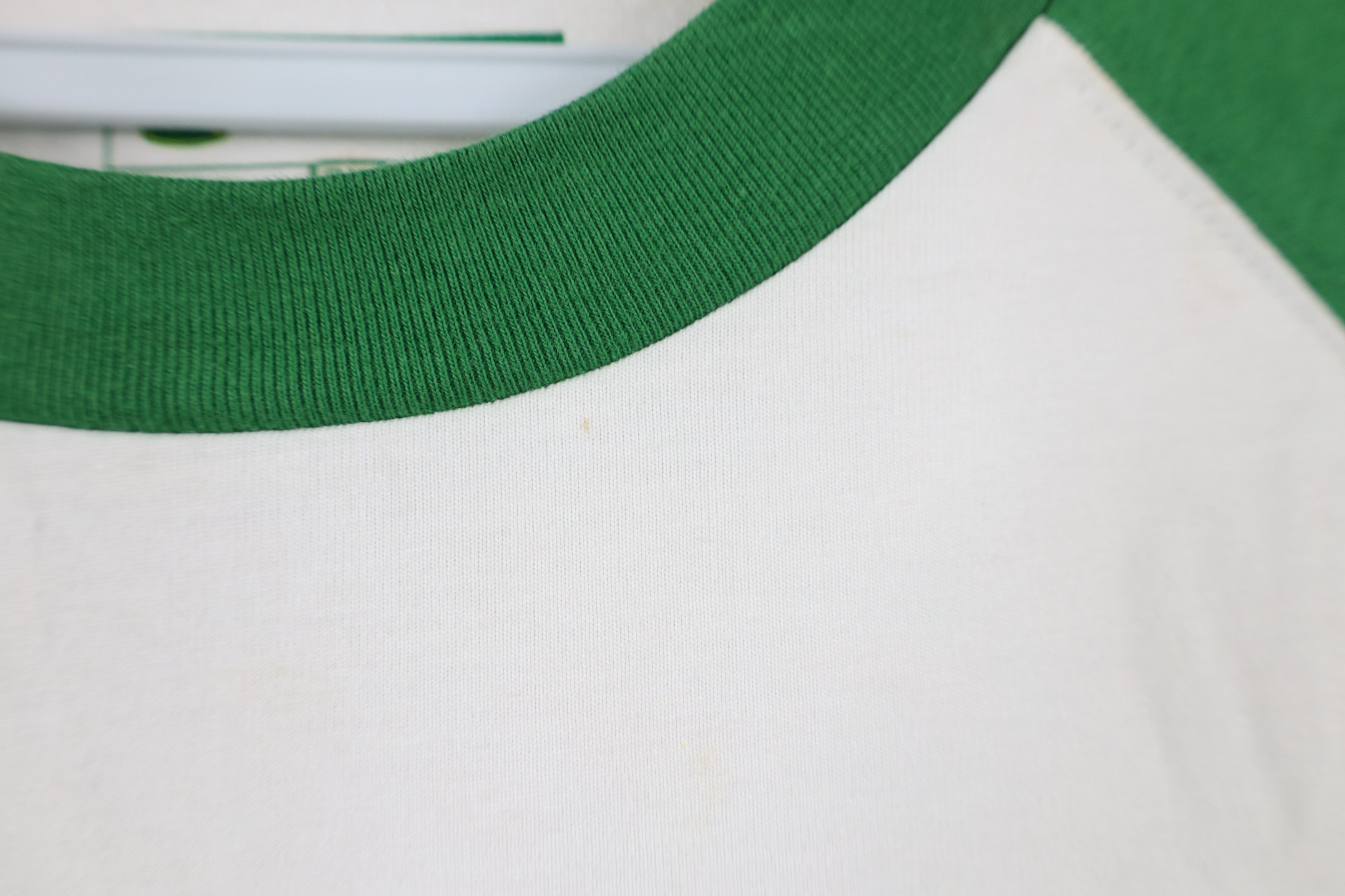 John Deere × Vintage Vintage John Deere Spell 3/4 Sleeve Raglan T-Shirt Cotton Size US XXL / EU 58 / 5 - 4 Thumbnail