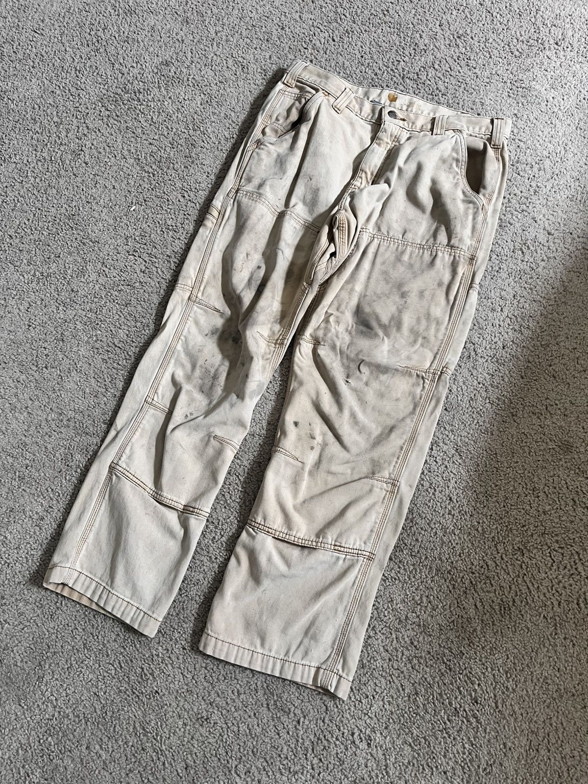 Carhartt Carharrt double knee pants Size US 33 - 2 Thumbnail