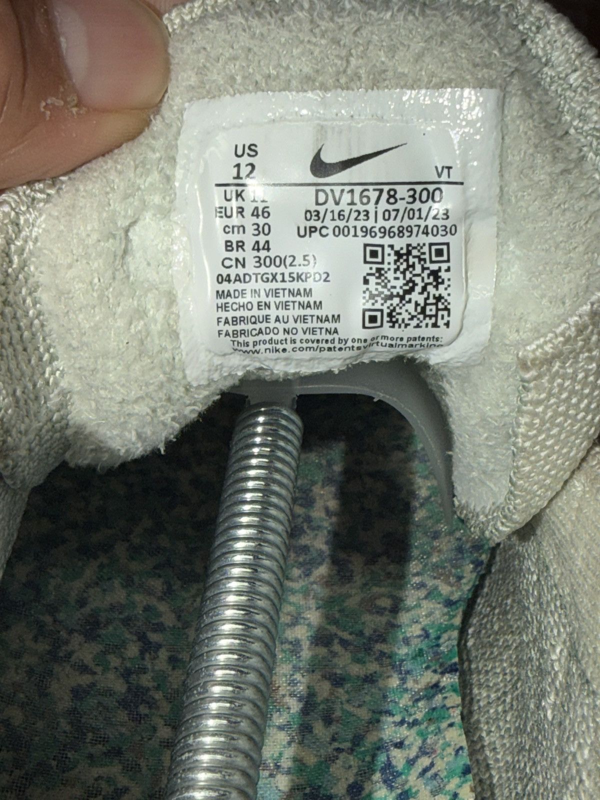 Nike Air VaporMax 2023 Flyknit Honeydew size 12 Size US 12 / EU 45 - 13 Thumbnail