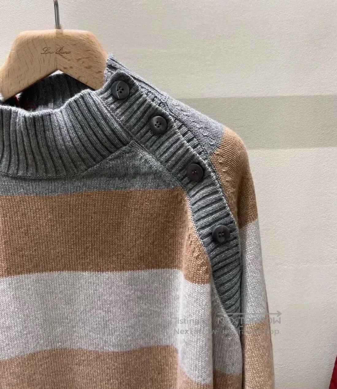 Loro Piana Loro Piana Striped Cashmere Sweater. Size S / US 4 / IT 40 - 5 Thumbnail