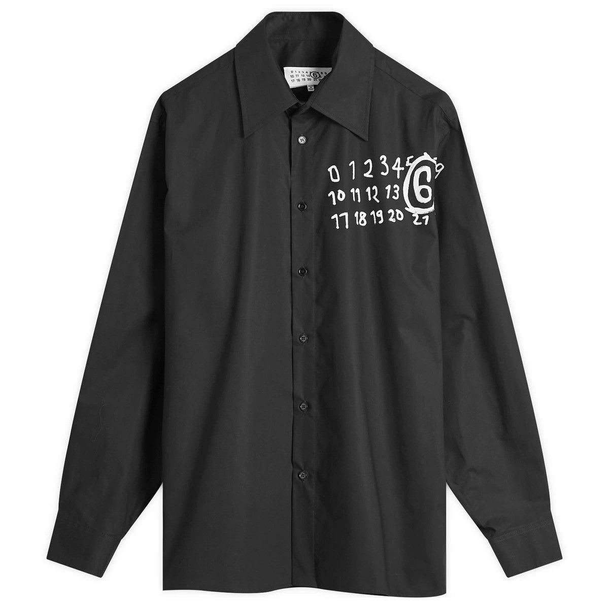 oc11z0825 Poplin Shirt in Black