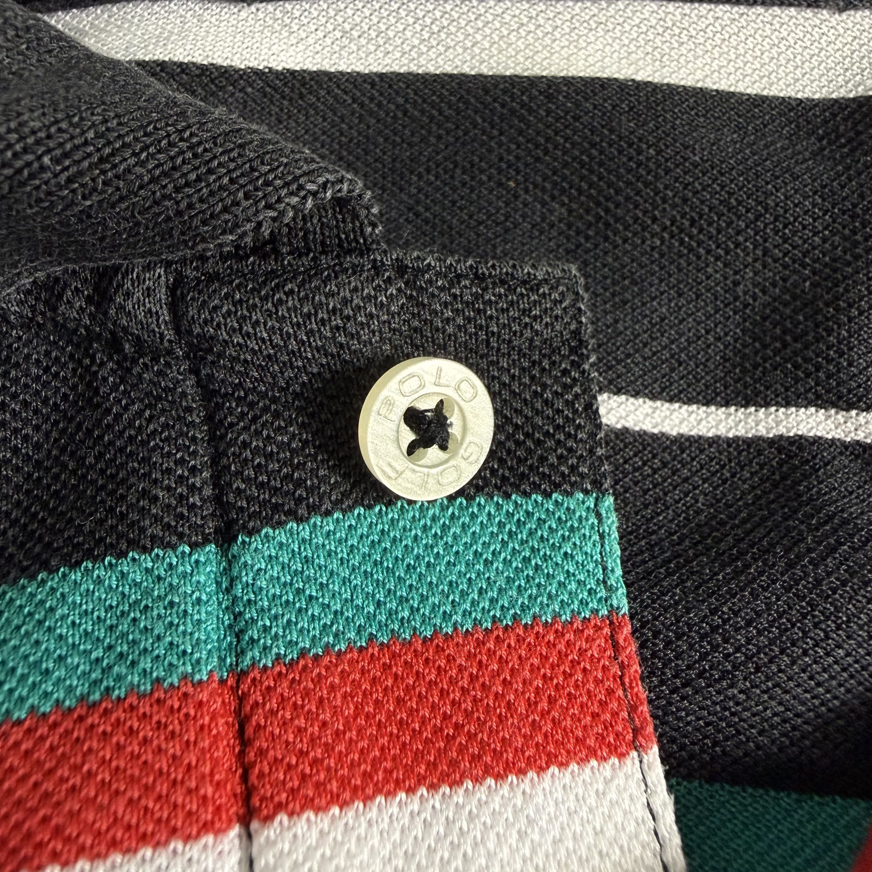 Polo Ralph Lauren 🔥RARE🔥Vintage Polo Golf Ralph Lauren Stripes Polo Shirt Size US M / EU 48-50 / 2 - 5 Thumbnail