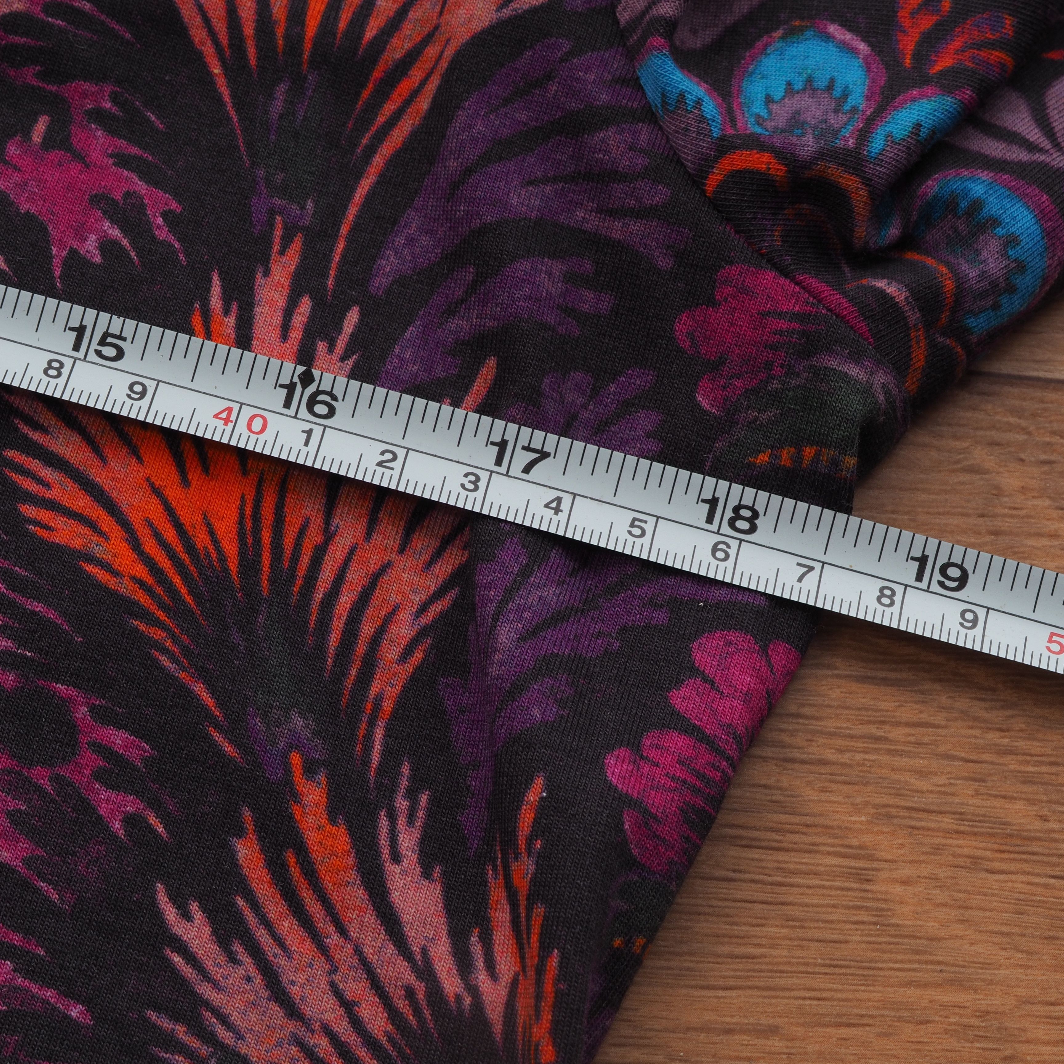 Other Peruvian Connection Purple Floral Top T-Shirt Blouse Size M / US 6-8 / IT 42-44 - 5 Thumbnail