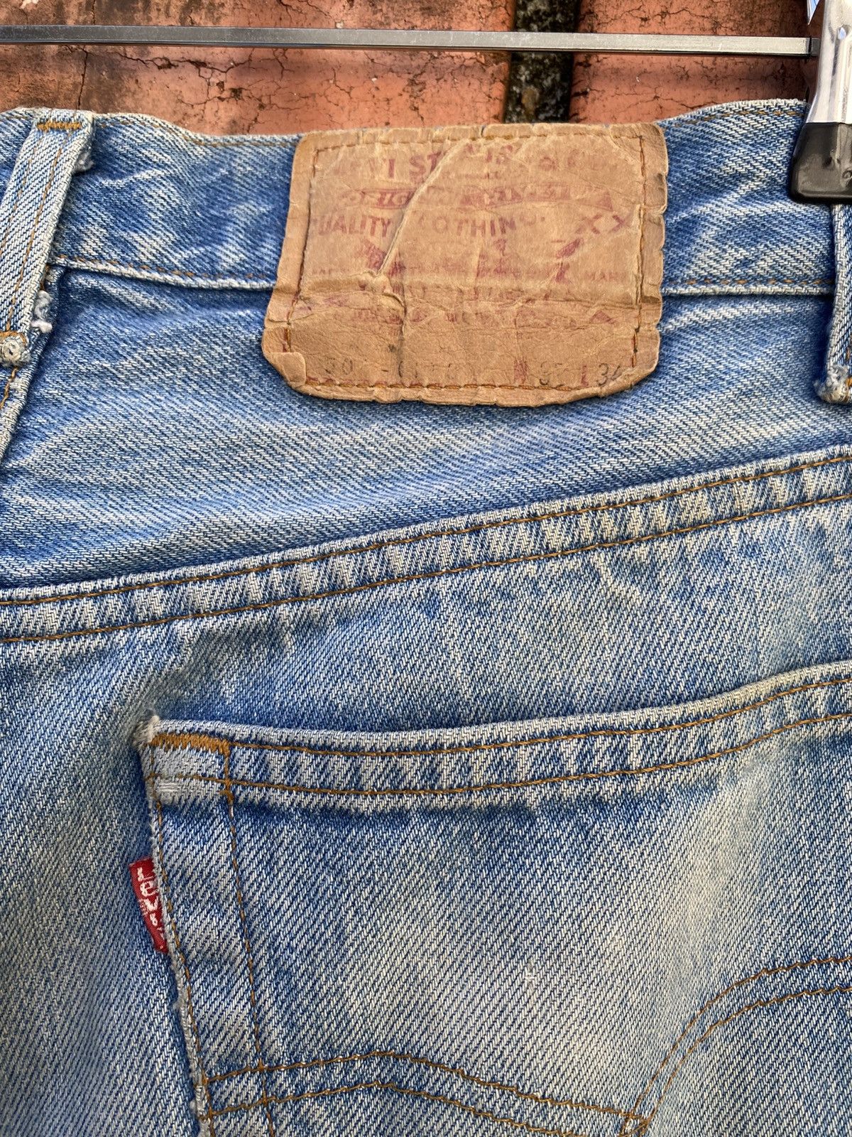 Levi's Vintage Clothing W32x34 Vintage levi's 501 80s made in USA distressed denime Size US 32 / EU 48 - 8 Thumbnail
