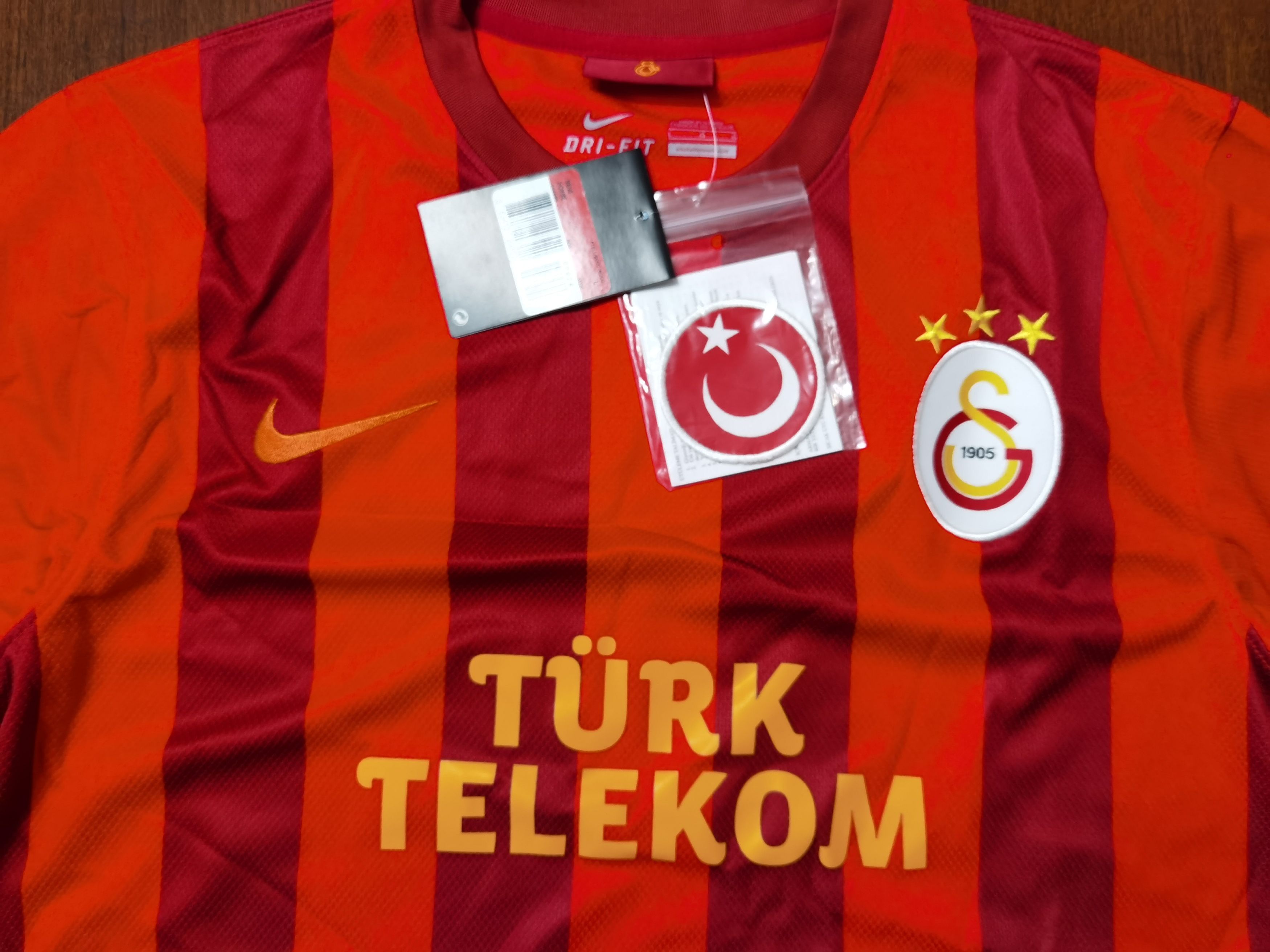 Nike 2013/14 Nike Galatasaray Third Football Shirt Large Jersey Size US L / EU 52-54 / 3 - 3 Thumbnail