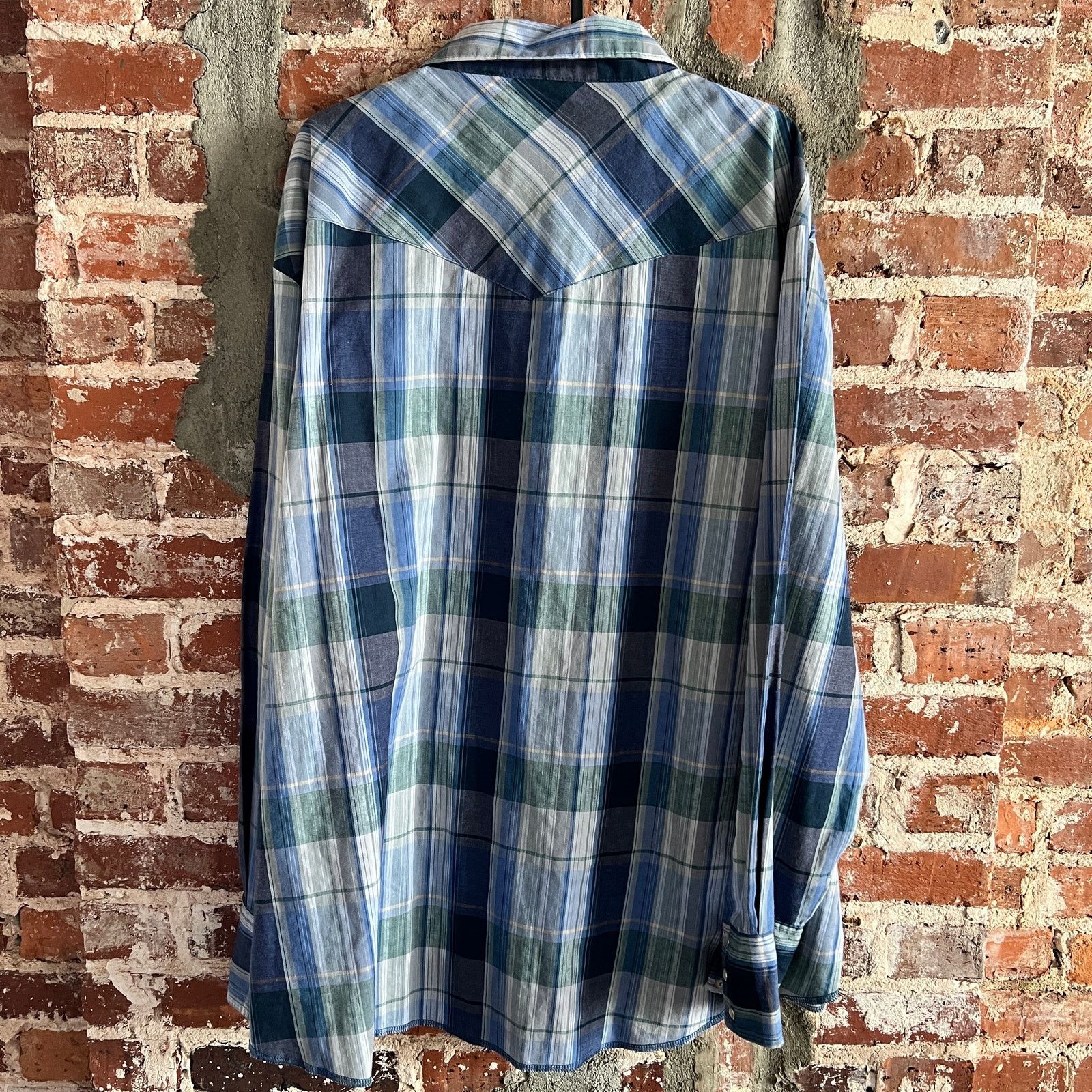 Wrangler Wrangler Men's Pearl Snap Shirt Size XXL 28x32 Size US XXL / EU 58 / 5 - 4 Thumbnail